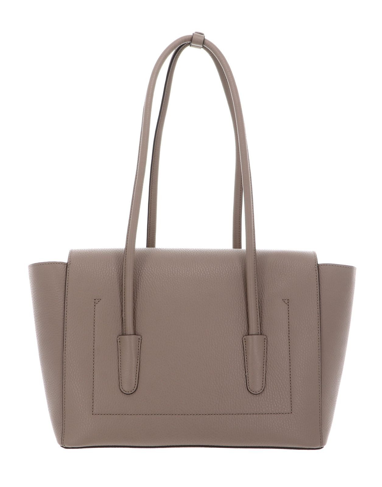COCCINELLE Shopper Grained Leather Handbag (Set, 2-tlg), aus echtem Rindsleder