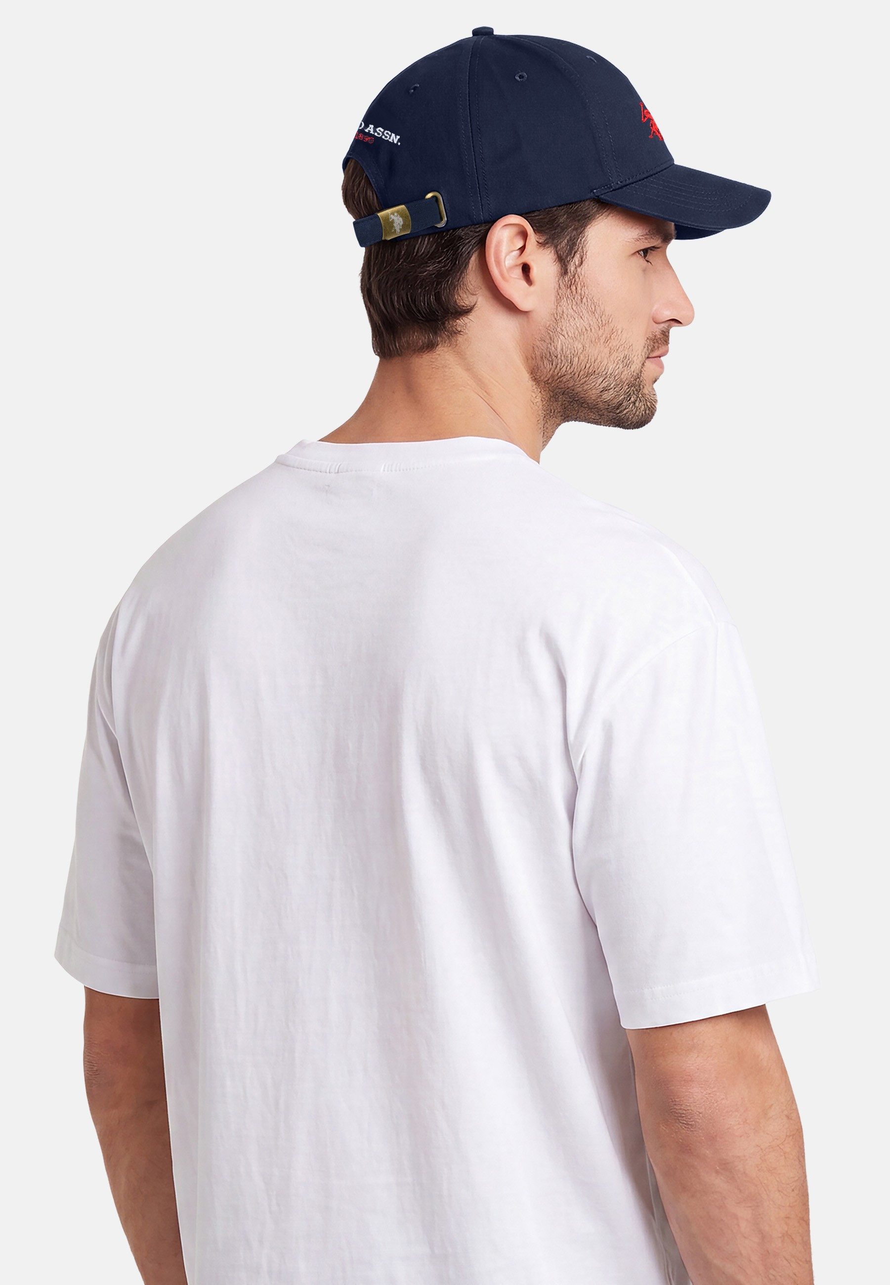 U.S. Polo Assn. Baseball Cap Baseball Cap USJaymee – Unisex Cap aus Baumwolle mit Logo-Stickerei 100 % Baumwolle, atmungsaktiv und mit kontrastfarbener Logo-Stickerei