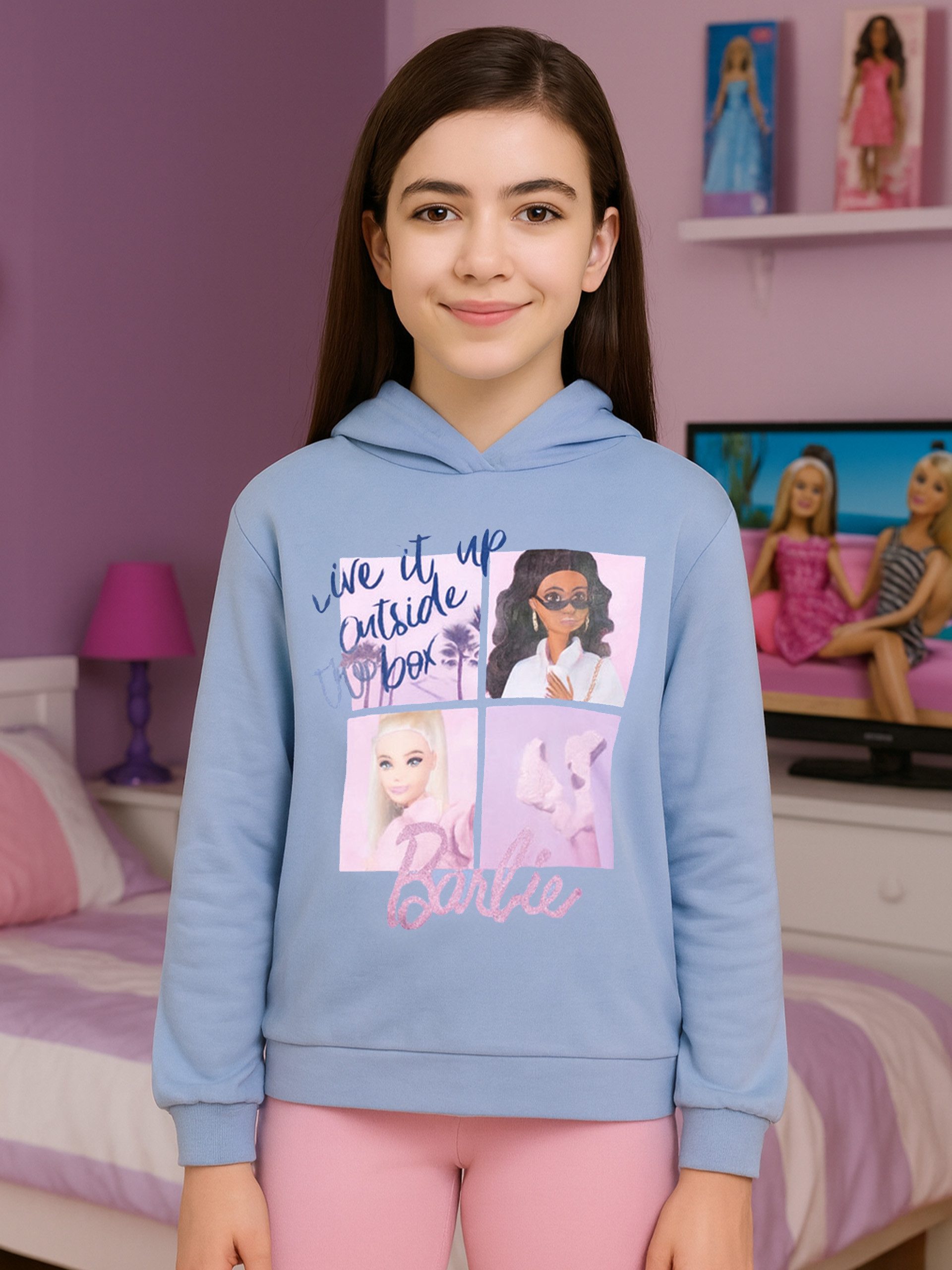 United Labels® Sweatshirt Barbie - Live it up outside the box!