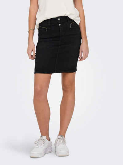 ONLY Jeansrock ONLDAISY HW DB YOKE ZIP SKIRT DNM PIM