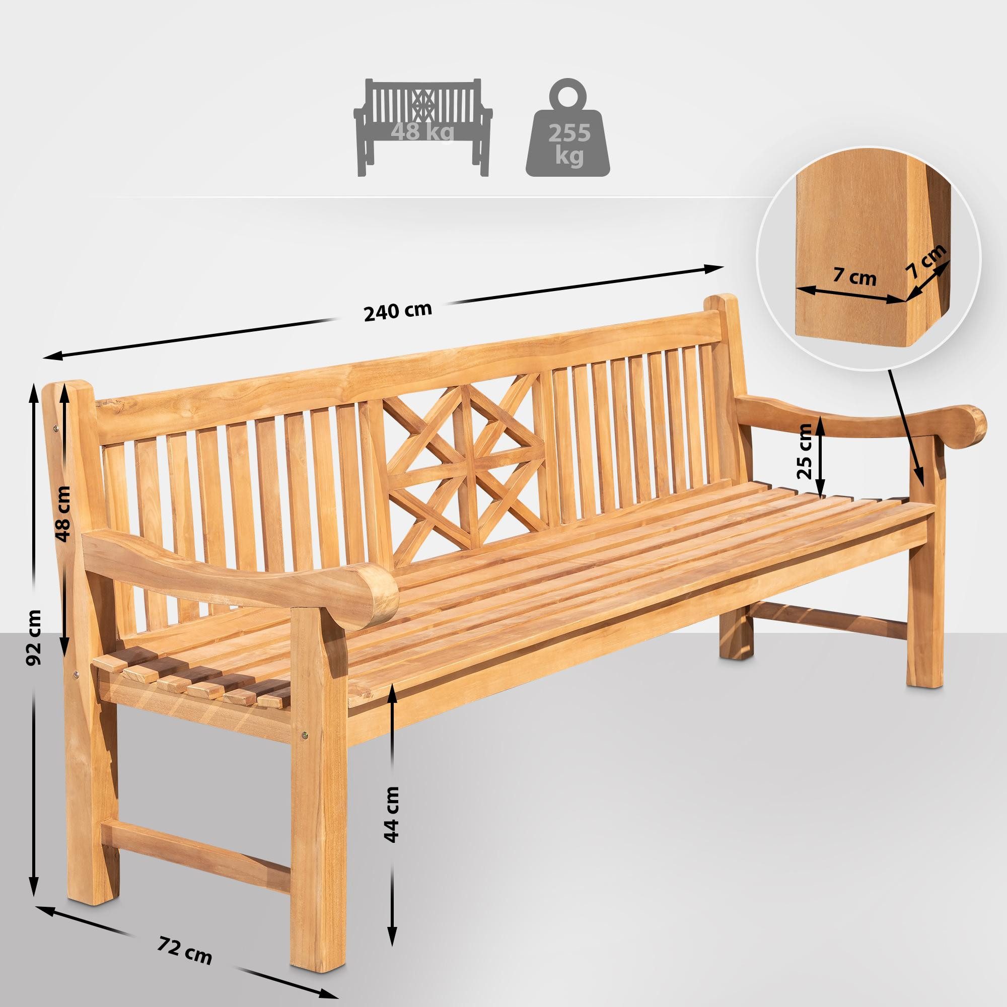 CLP Gartenbank Florida, Holzbank für den günstig online kaufen