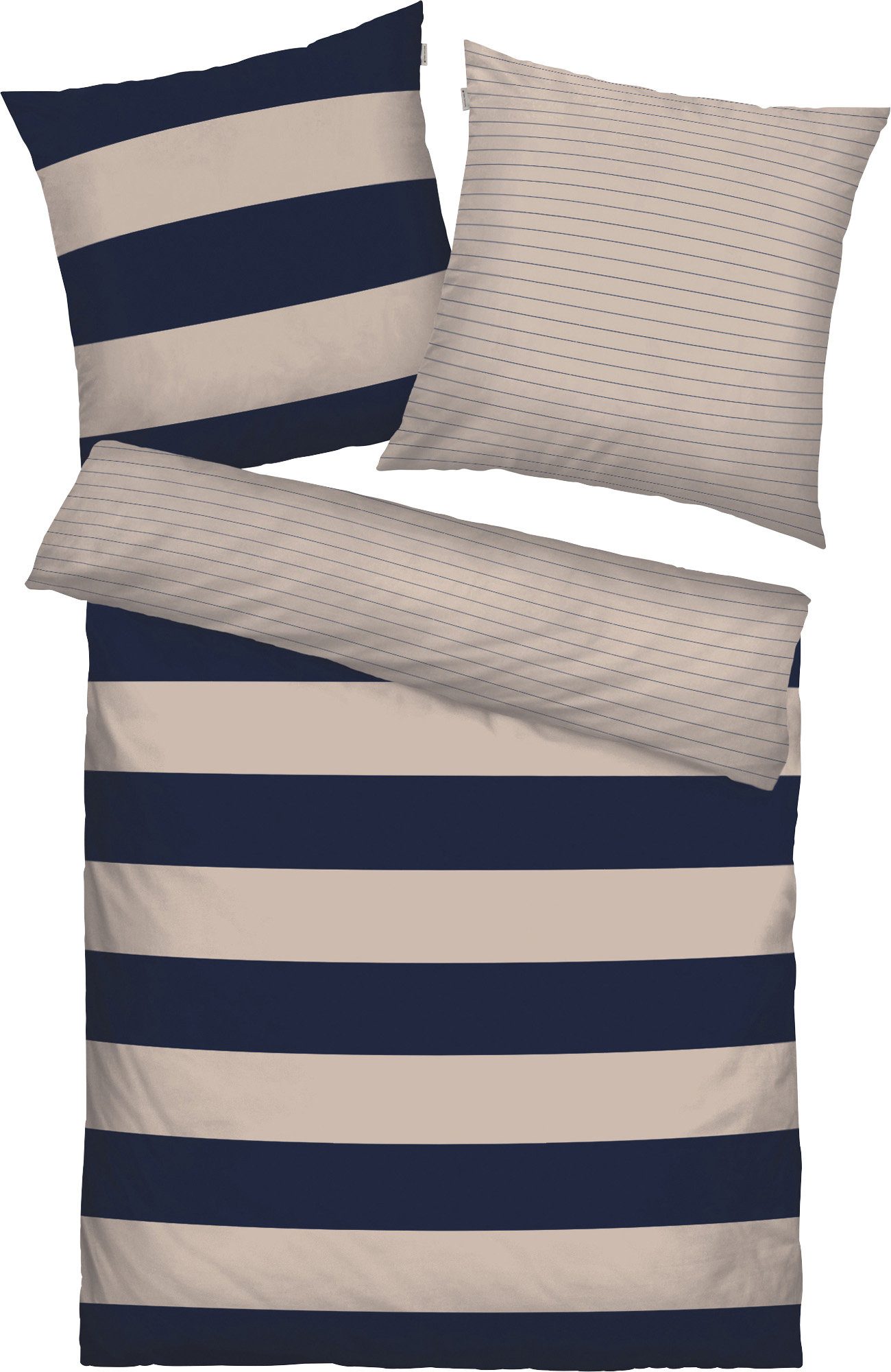 TOM TAILOR Bettwäsche Wendebettwäsche, Renforcé, Streifen günstig online kaufen