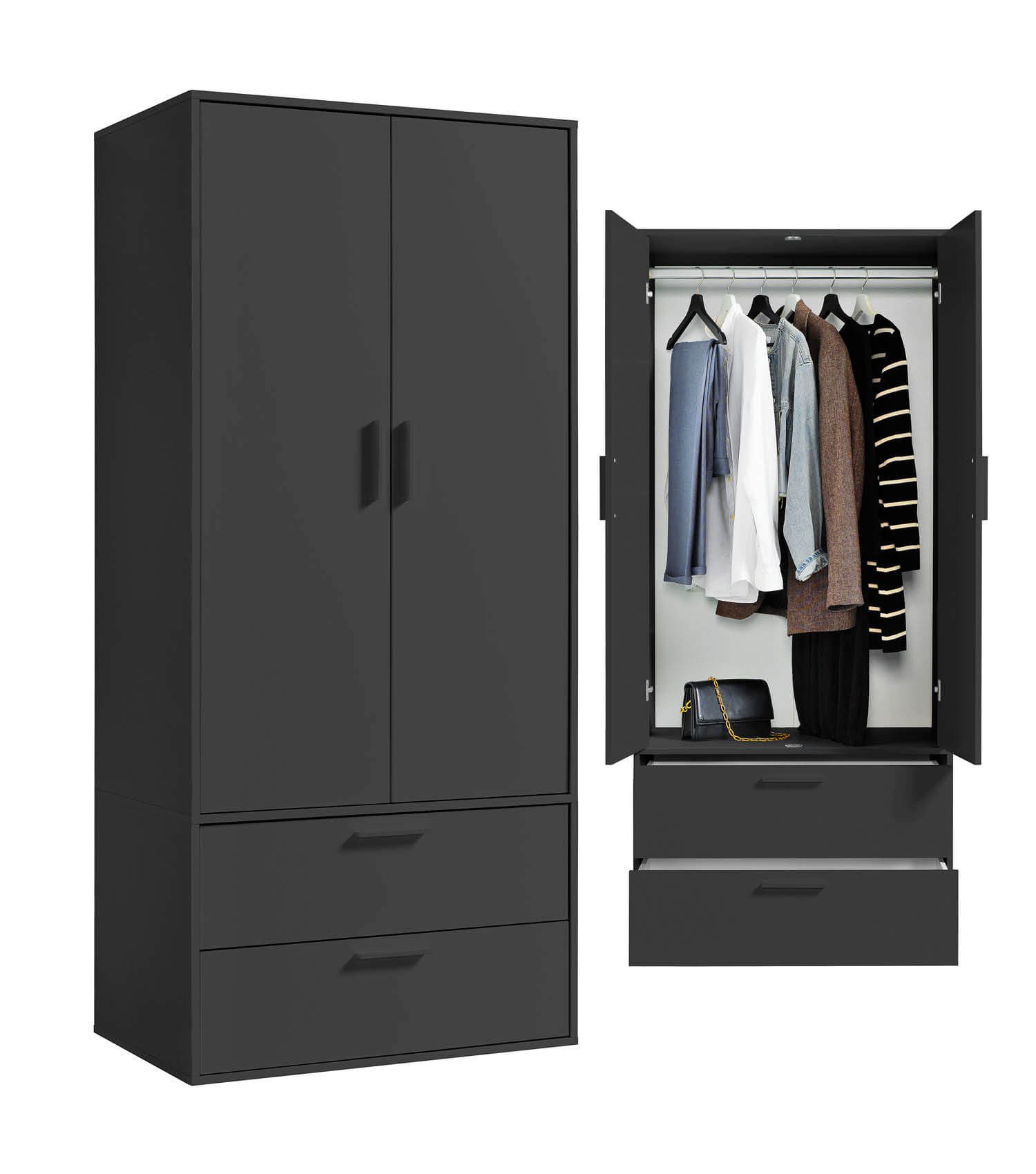 mokebo Kleiderschrank Der Kleiderheld (80x180x51 cm, günstig online kaufen