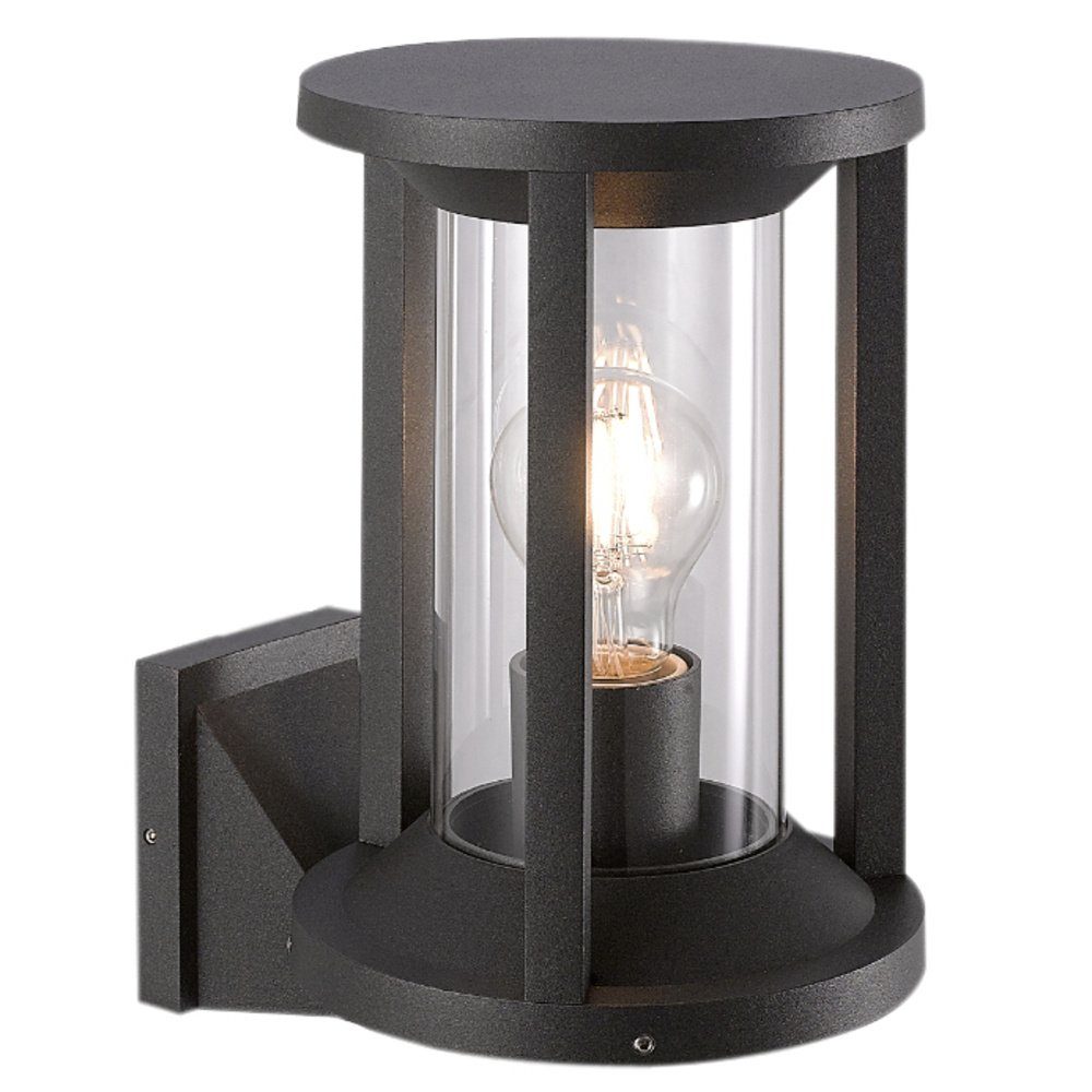 Megatron Wandleuchte Megatron Cillo MT69049 LED-Außenwandleuchte E27 Schwarz