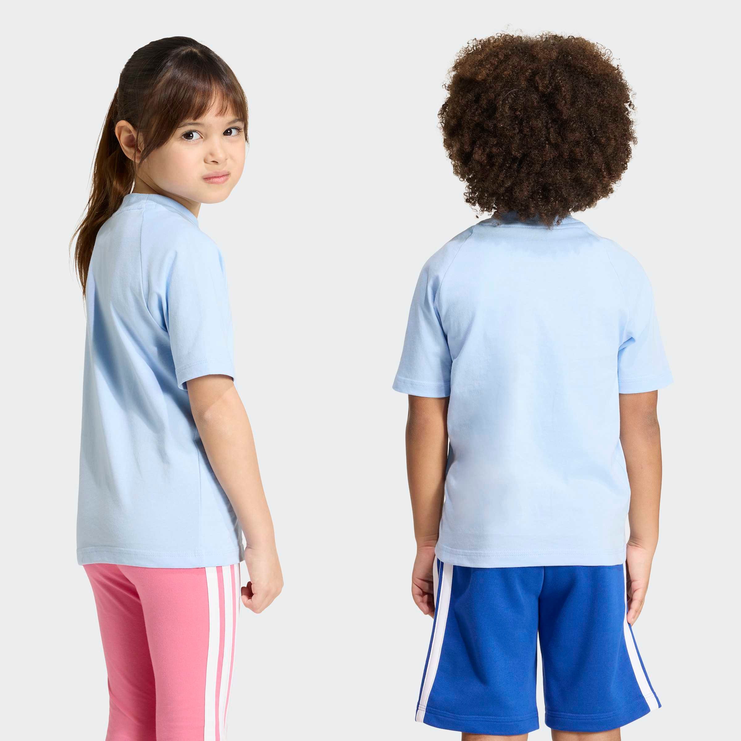 adidas Sportswear T-Shirt LK LIN TEE 160 für Kinder, Rundhalsausschnitt, ohne Verschluss, weiches Material