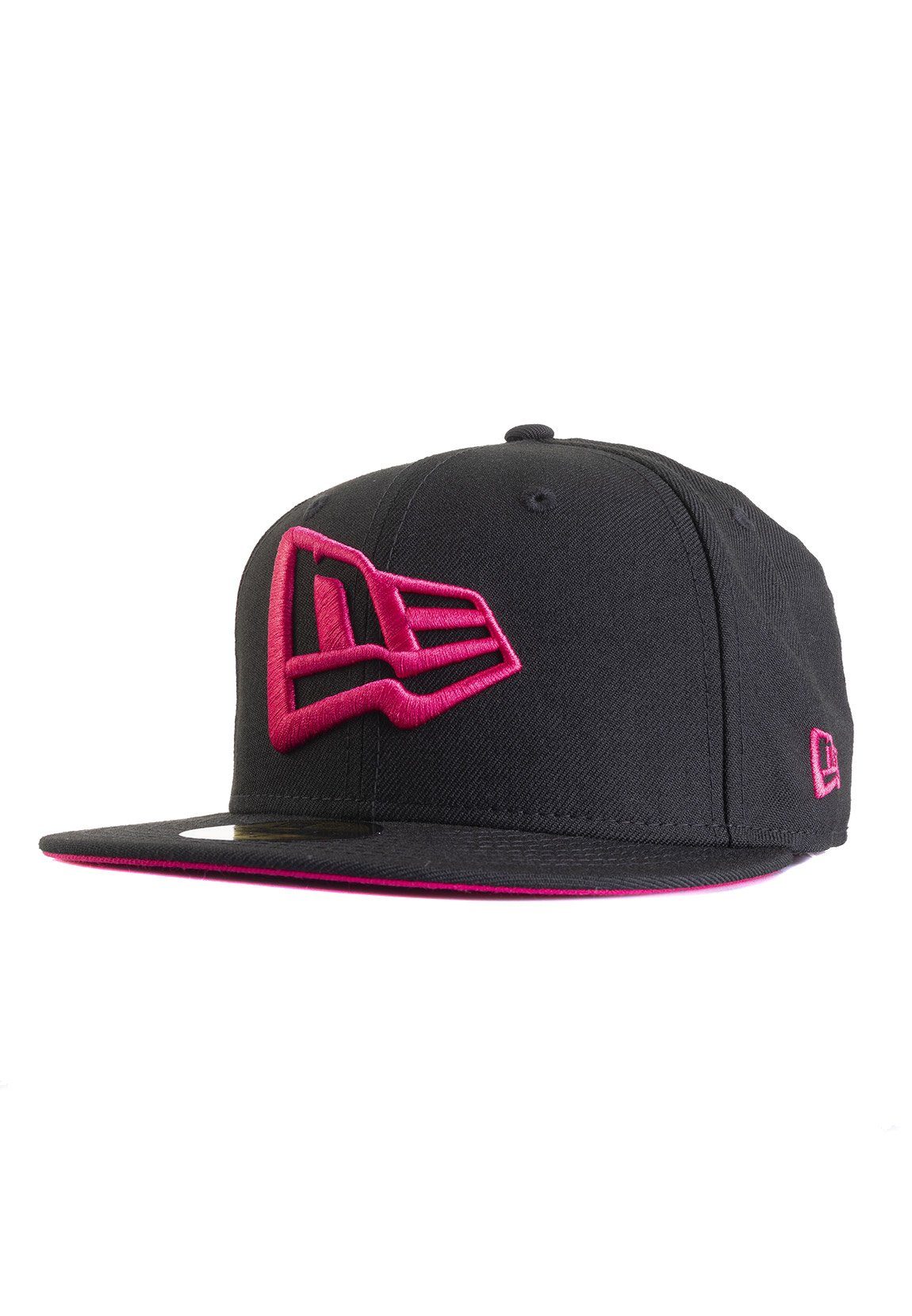 New Era Fitted Cap New Era 59Fifty Cap NE FLAG Schwarz Pink günstig online kaufen