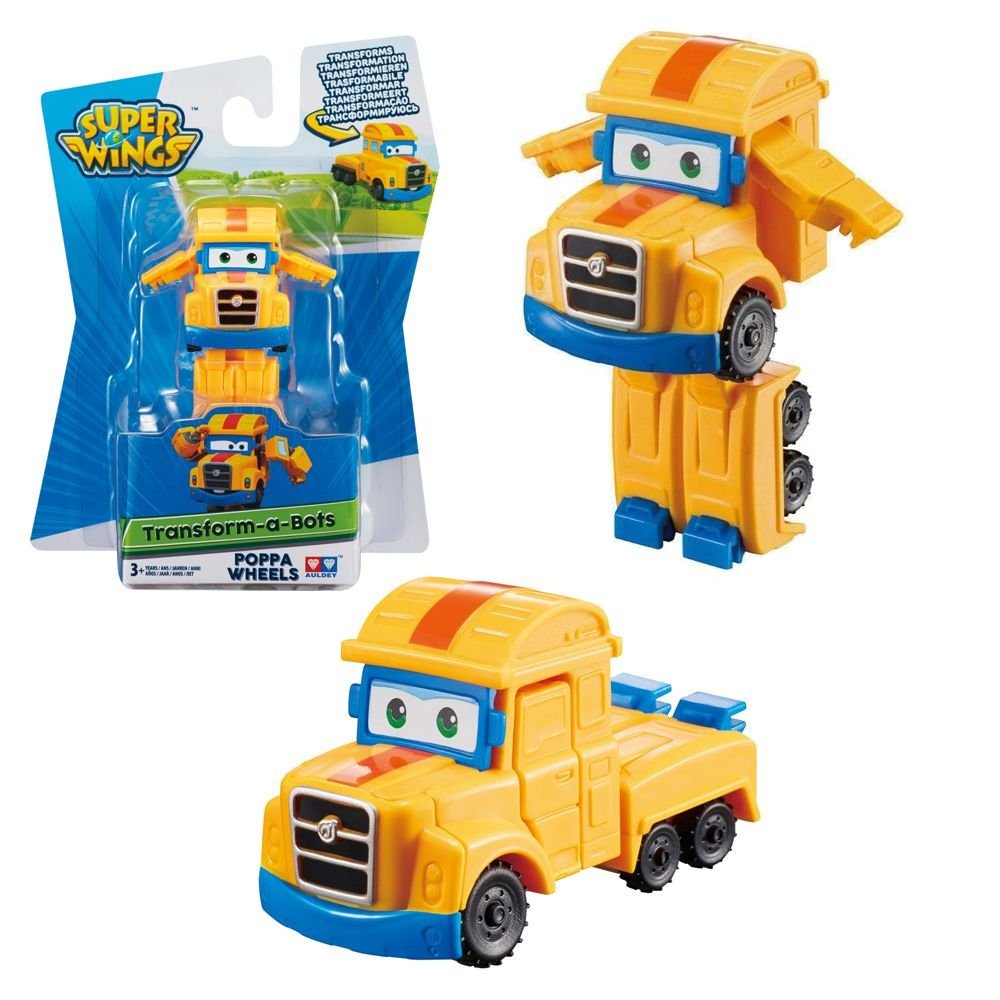 Super Wings Spielfigur Transform-a-Bots zur Auswahl Super Wings Mini Transform Flugzeuge Poppa Wheels | Filmfiguren