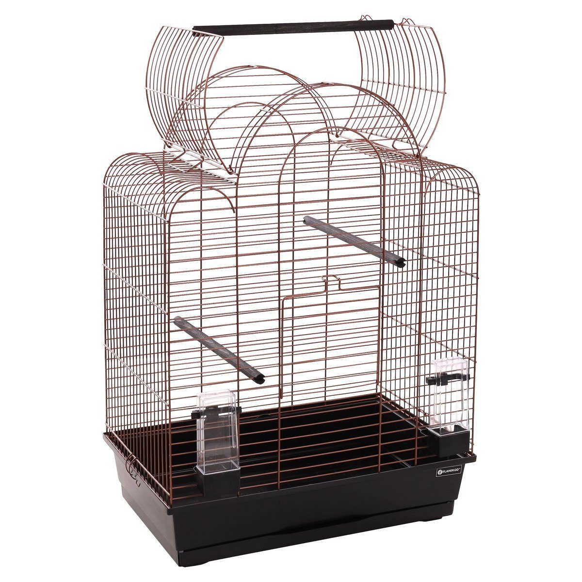 Vogelkäfig Sittichkäfig Bizet kupfer/schwarz