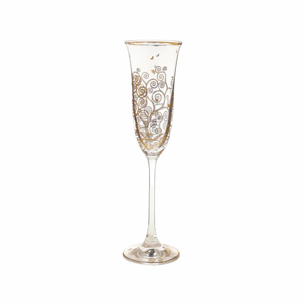 Goebel Sektglas Gustav Klimt - Der Lebensbaum, Glas