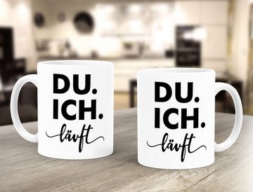 SpecialMe Tasse Kaffee-Tasse Ich Du läuft Liebeserklärung Liebe Geschenk für Partner Liebesprüche SpecialMe®, Keramik