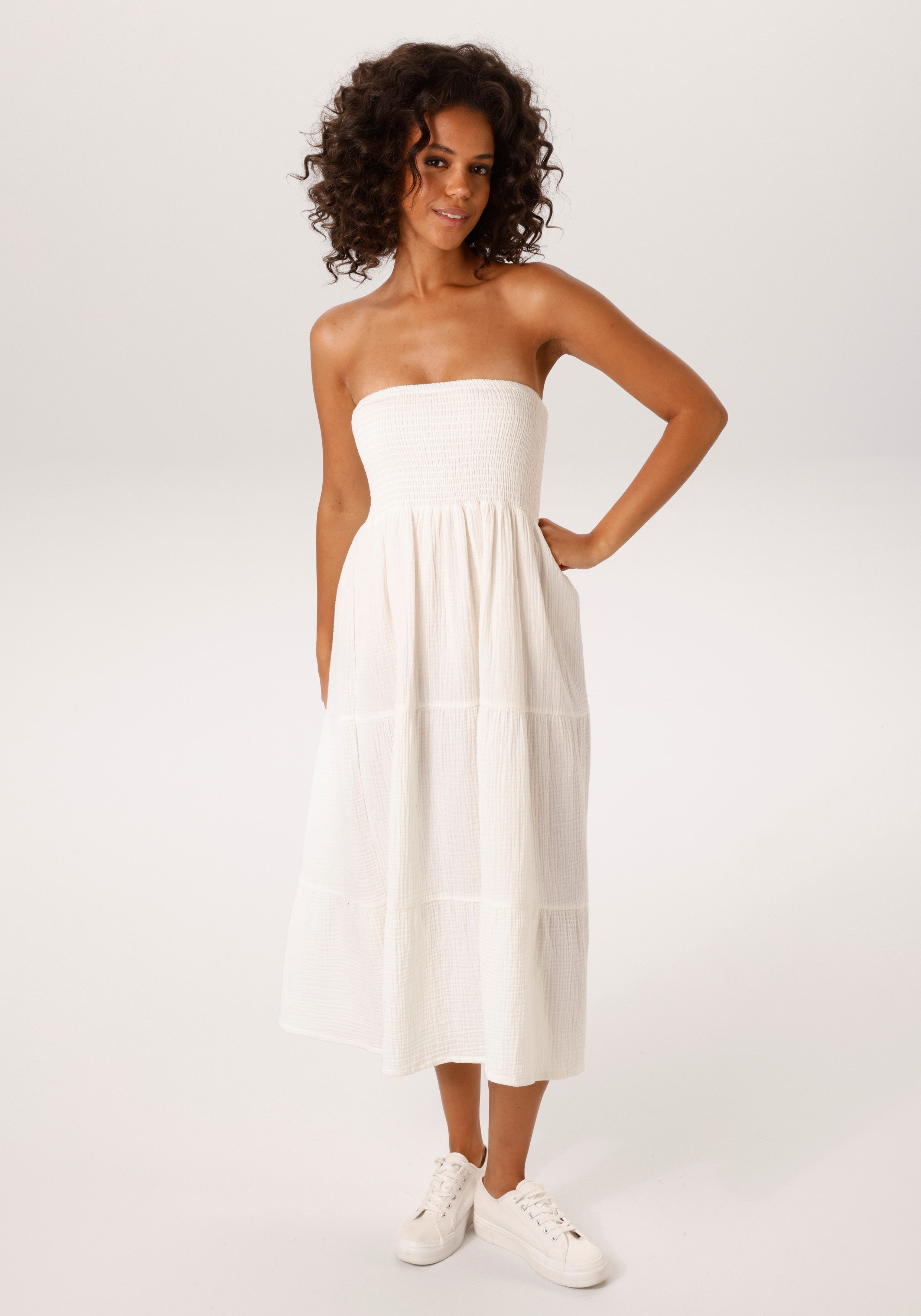 Aniston CASUAL Sommerkleid - auch als Maxirock tragbar - NEUE KOLLEKTION günstig online kaufen