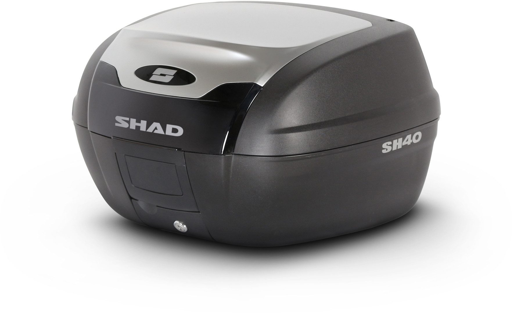 SHAD Handgepäck-Topcase SH40 Alu Look Topcase, Wasserdicht