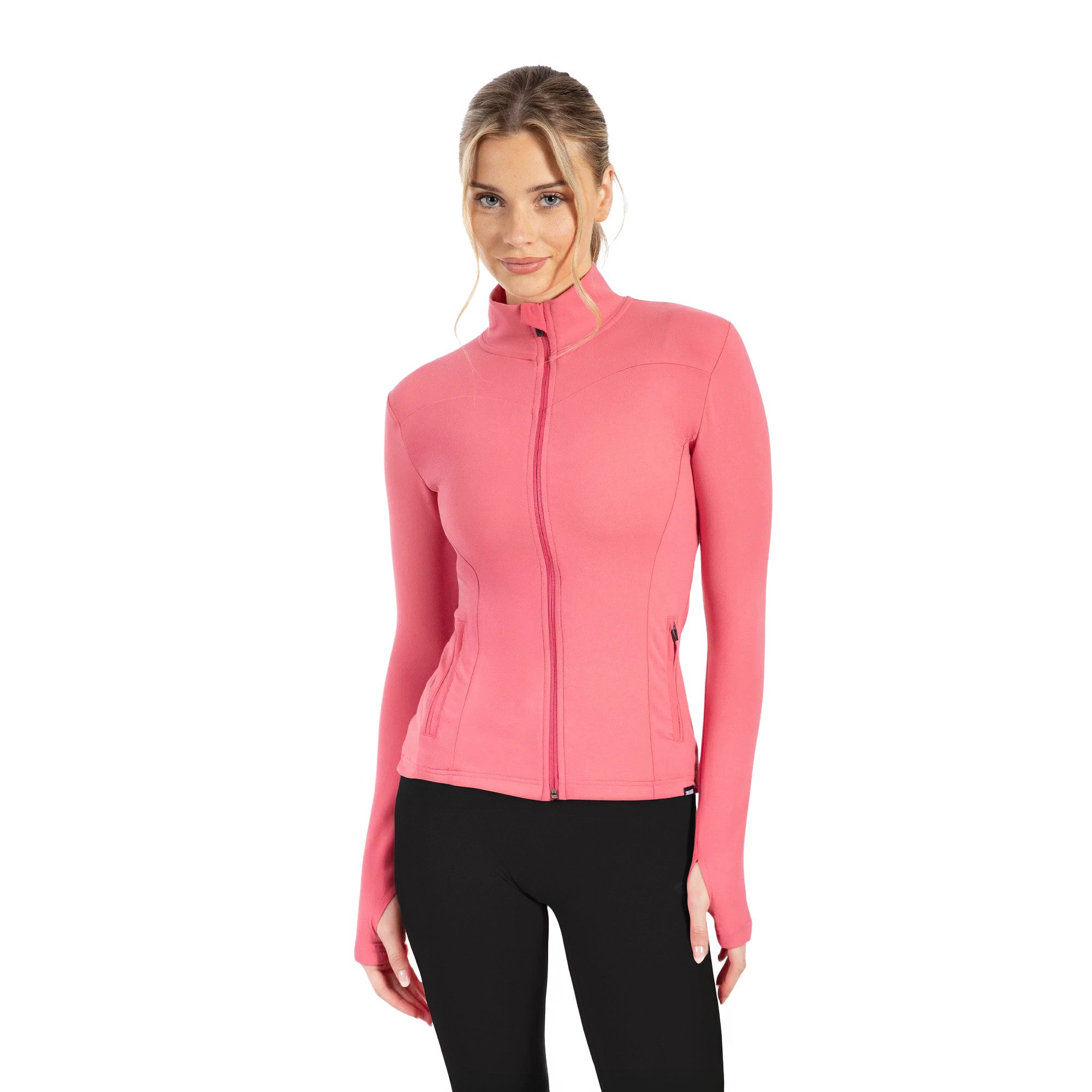 Smilodox Outdoorjacke Kenna, Sportjacke mit tailliertem Schnitt, Windbreaker Laufjacke Sport Oberteil Daumenlöcher Activewear Atmungsaktiv Freizeit Fitness