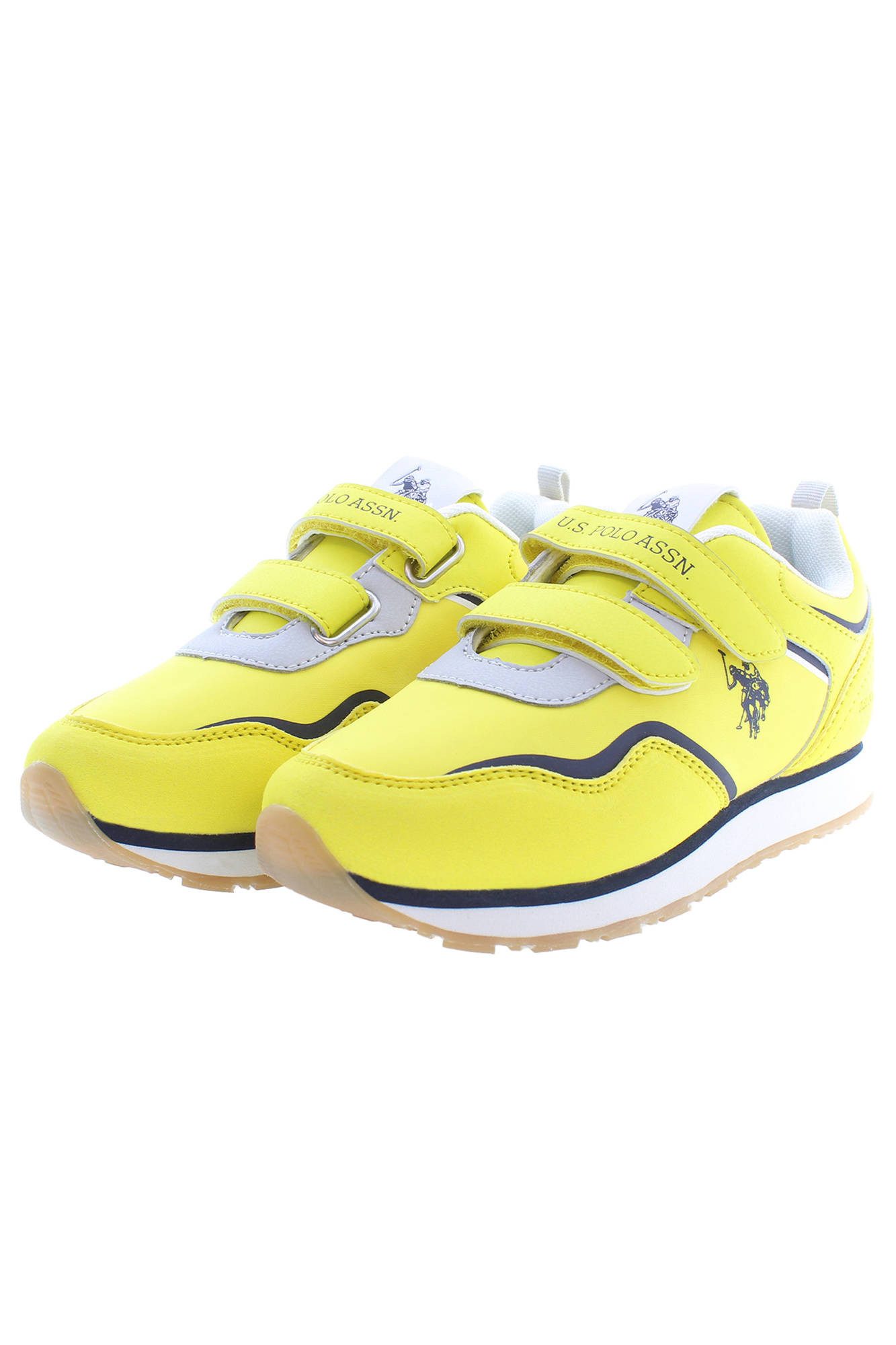 U.S. Polo Sneaker Bester Preis: Gelber Kindersportschuh mit