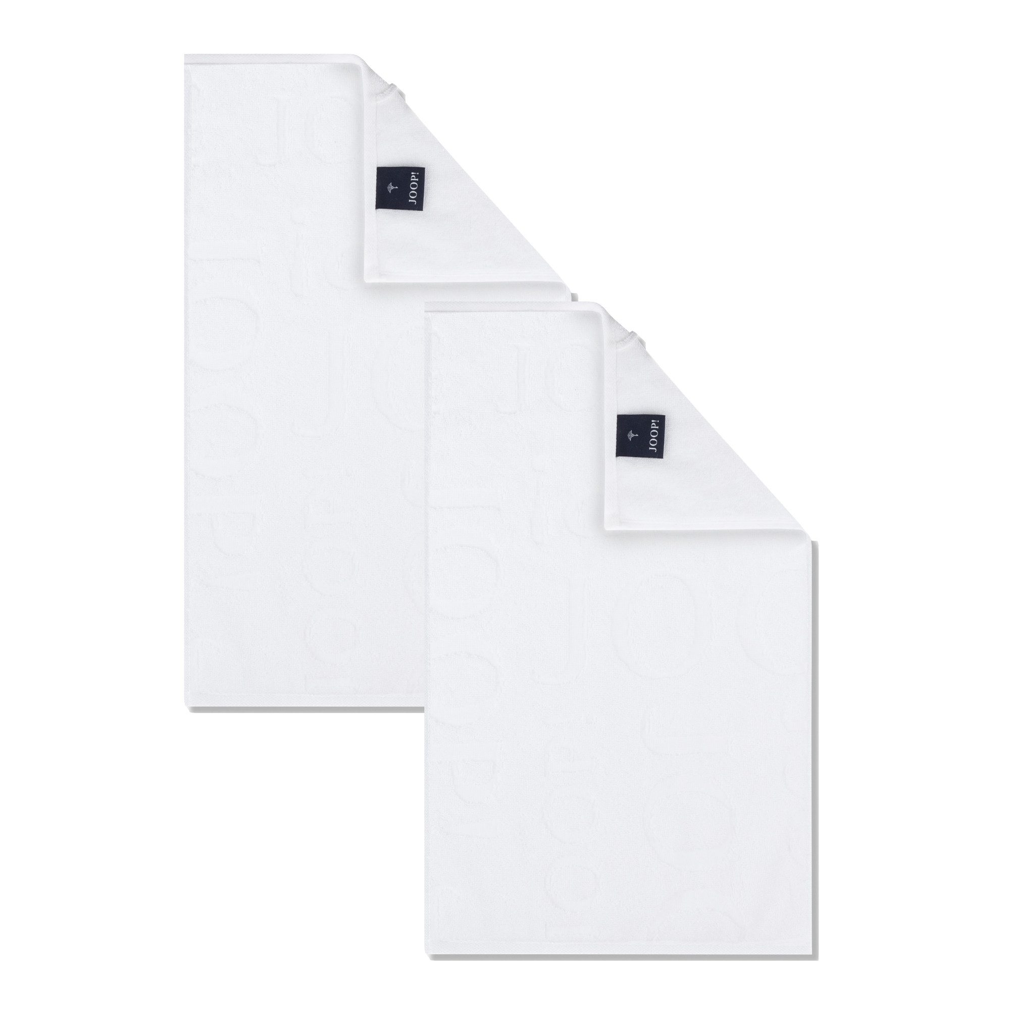 JOOP! Handtuch 2 Stück Joop! Gästetuch Selection 1711-600 weiß 30x50, Walkf günstig online kaufen
