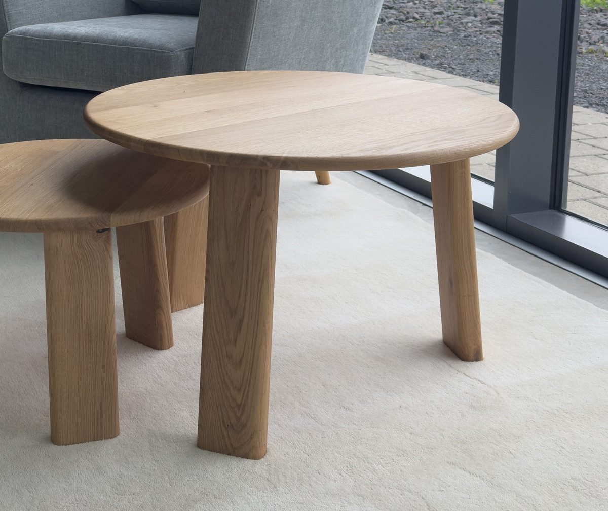 Main Möbel Couchtisch Couchtisch 70cm 'Oslo' Wildeiche massiv geölt (1-St)