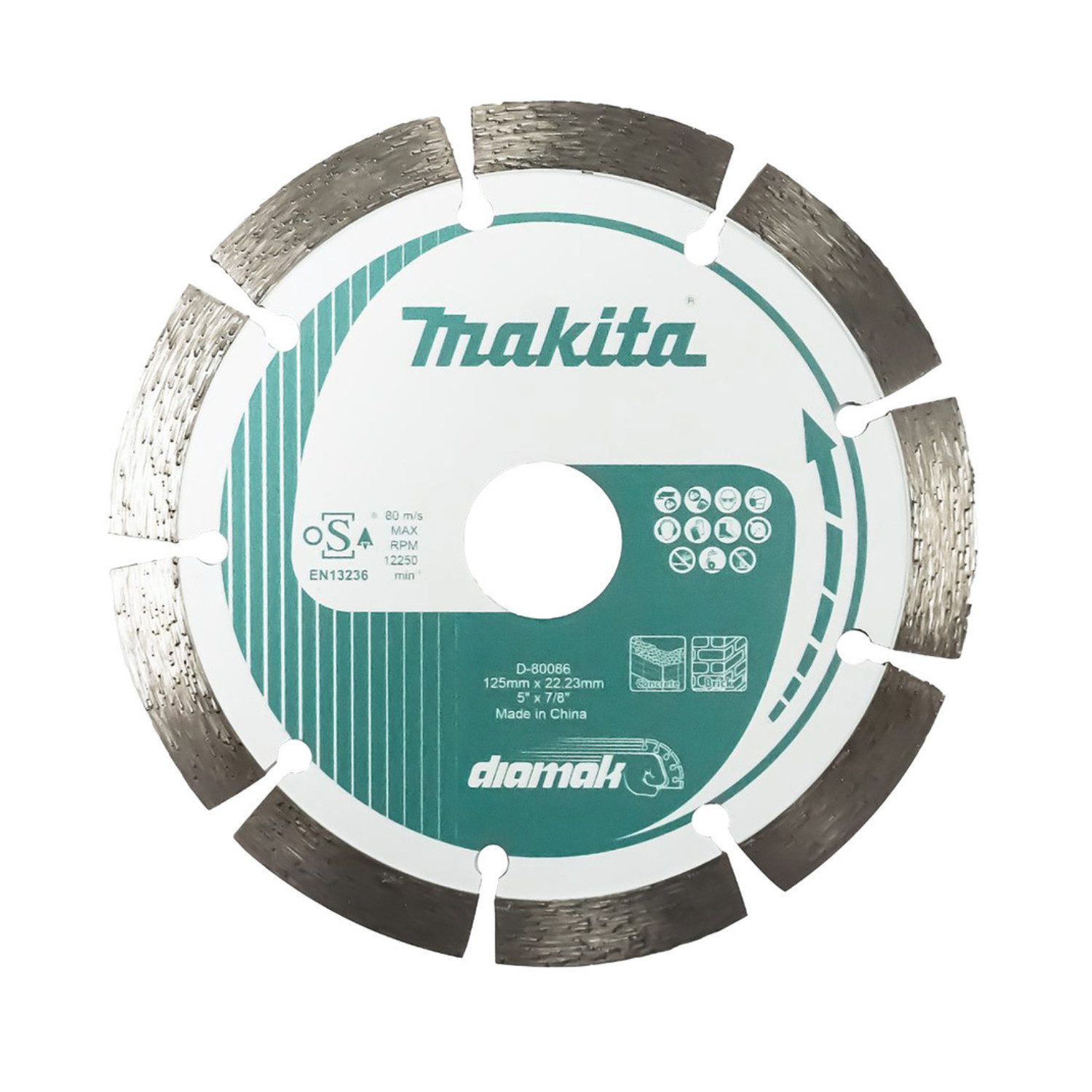 Makita Diamanttrennscheibe Makita Diamak 125mm Diamanttrennscheibe D-80086, (1-tlg)