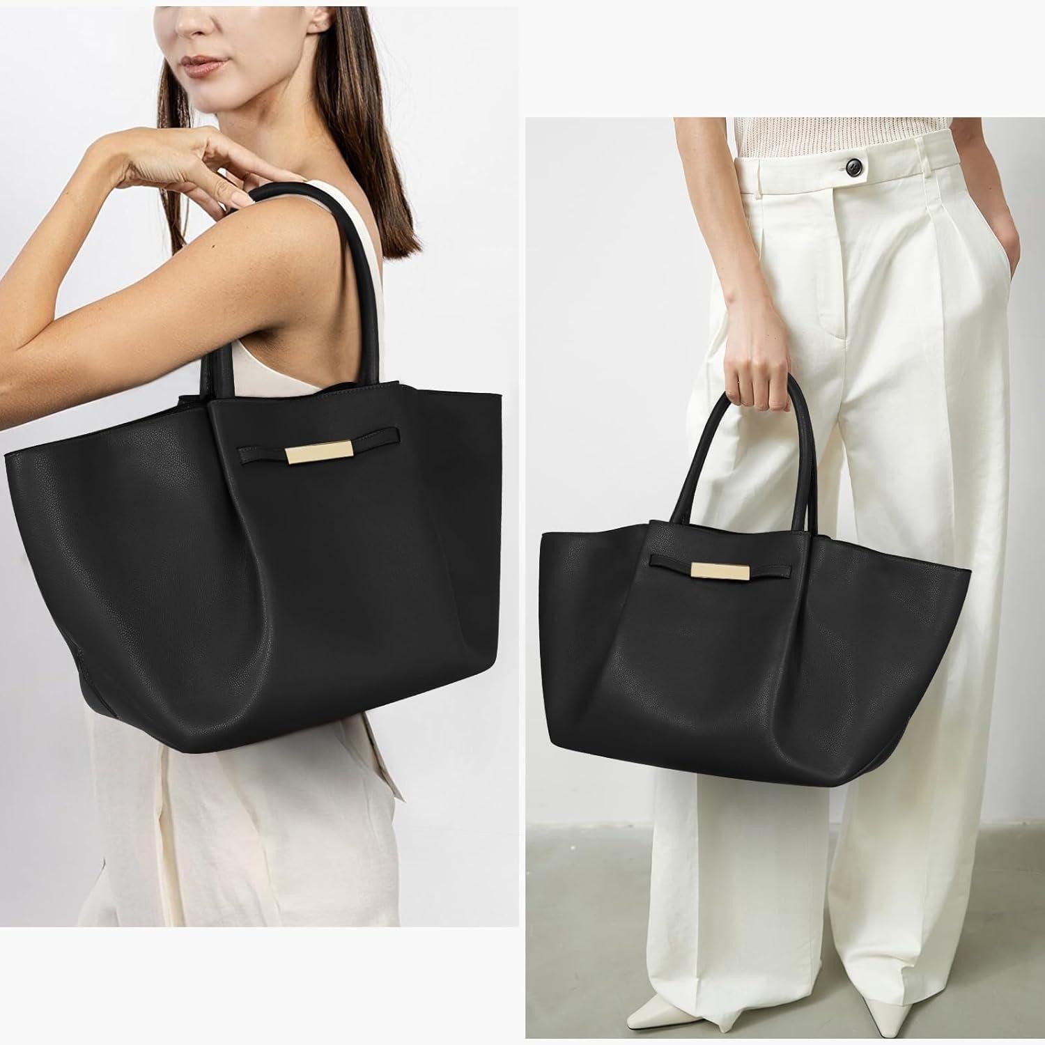 LuxusKollektion Shopper Tote Bag Damen Schultertasche günstig online kaufen