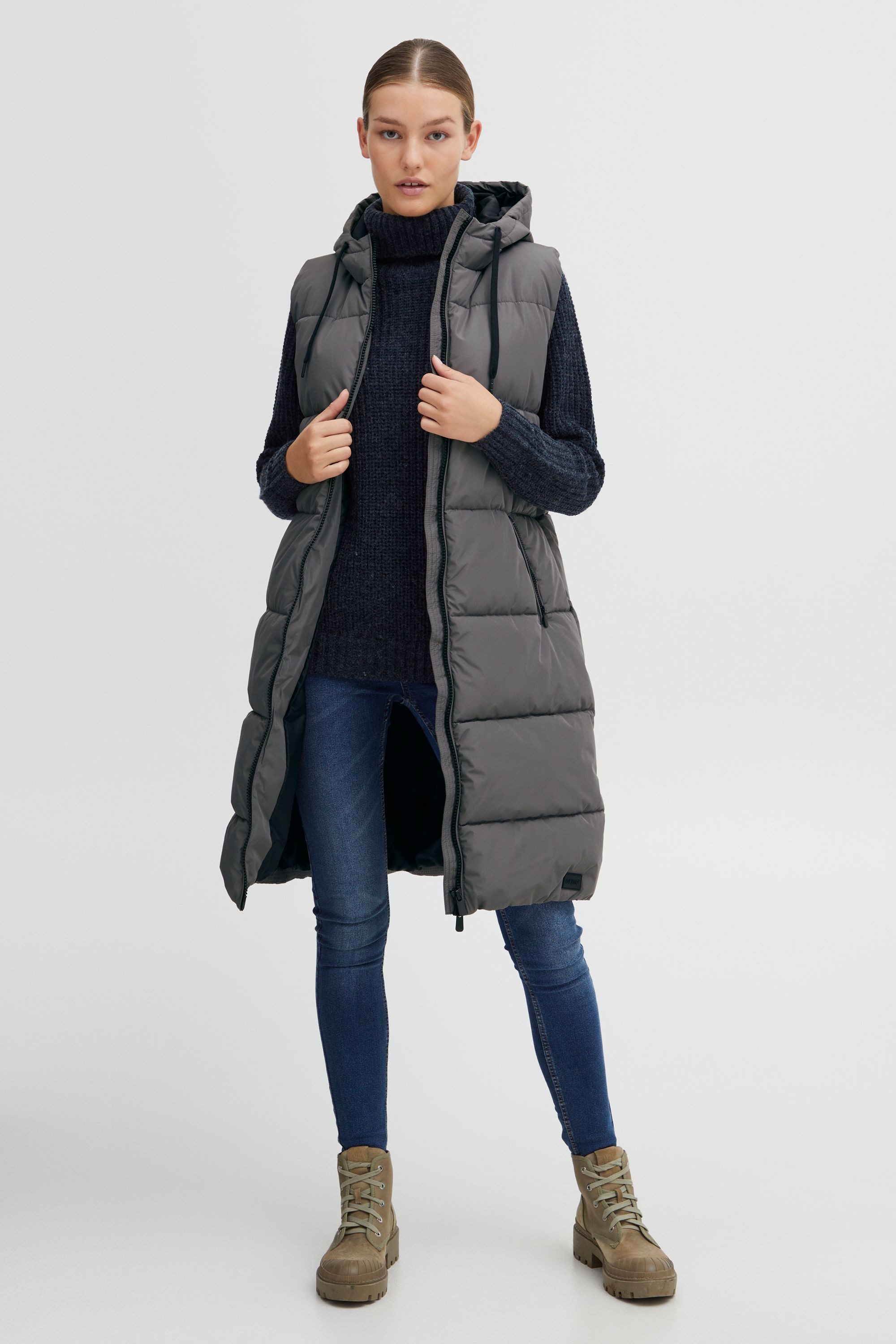 OXMO Longweste OXSolice - 21800123 Modische Jacke günstig online kaufen