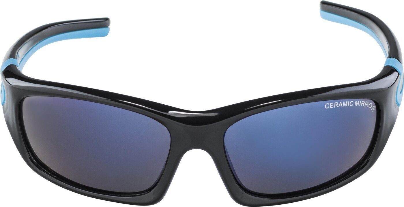 Sonnenbrille TEEN BLACK-CYAN Sports Alpina GLOSS SCHWARZ-CYAN FLEXXY