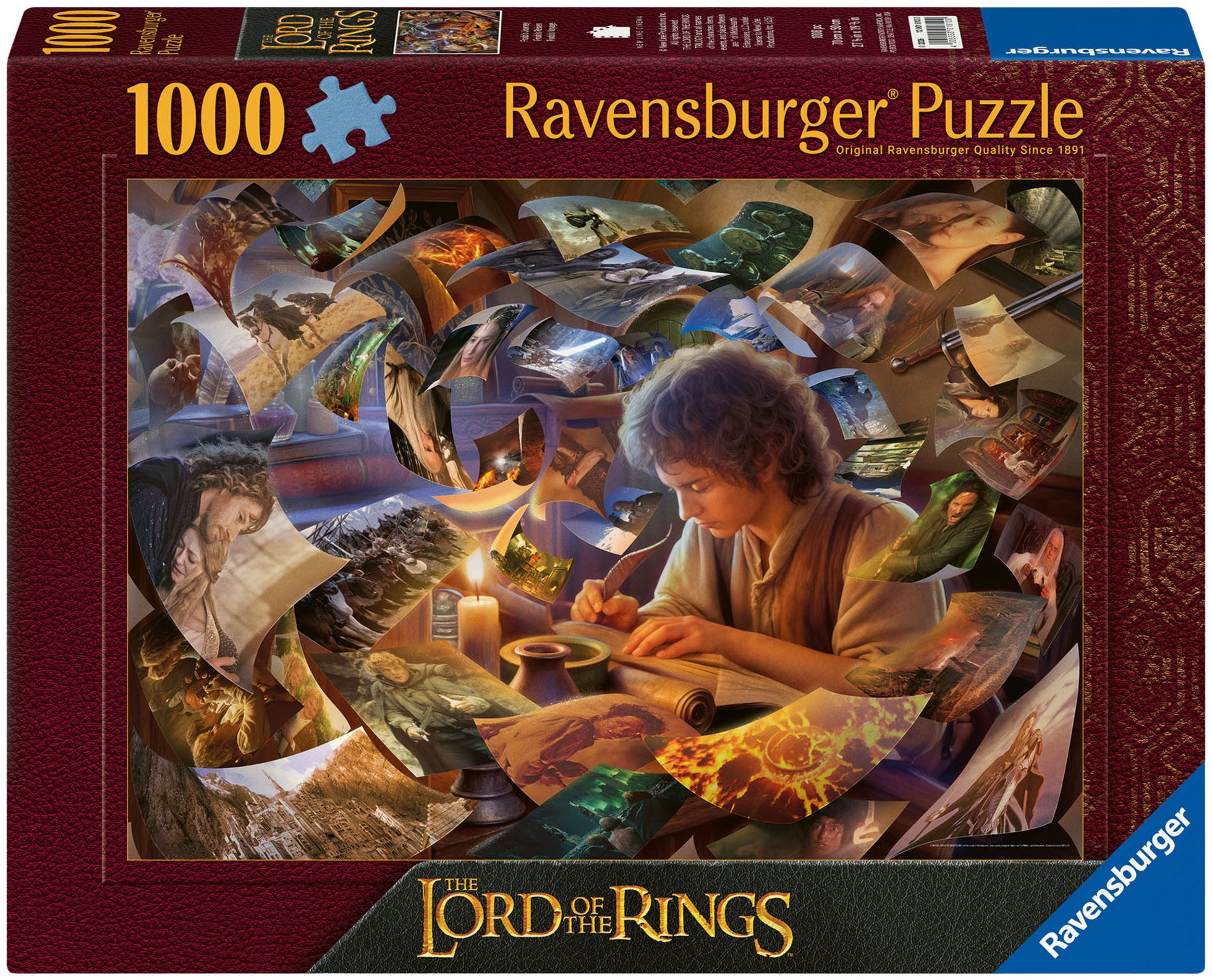 Ravensburger Puzzle Frodo's Reise, 1000 Puzzleteile, Made in Germany