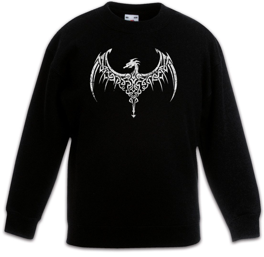 Sweatshirt Celtic Dragon III Kinderpullover Kelten Knoten Keltisch Kreuz Cross