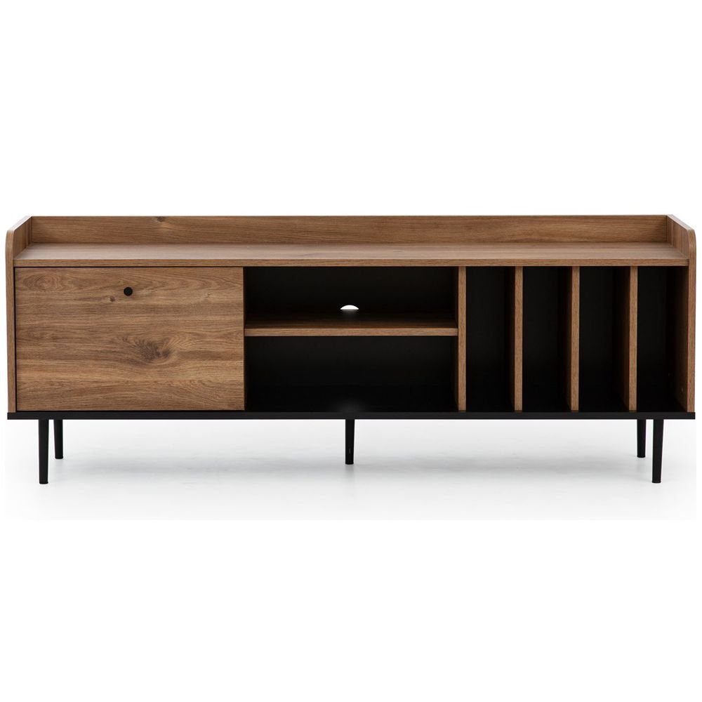 Lomadox Lowboard VAREDO-132, Eiche Nb. Wohnzimmer günstig online kaufen