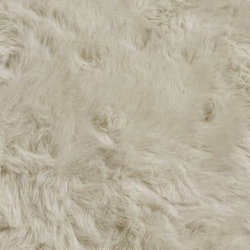 Teppich Klassischer weicher Teppich waschbar in beigefarben, TeppichHome24, rechteckig, Höhe: 11 mm