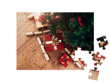 puzzleYOU Puzzle Weihnachten: Dekorationen und Geschenk-Boxen, 48 Puzzleteile, puzzleYOU-Kollektionen Weihnachten