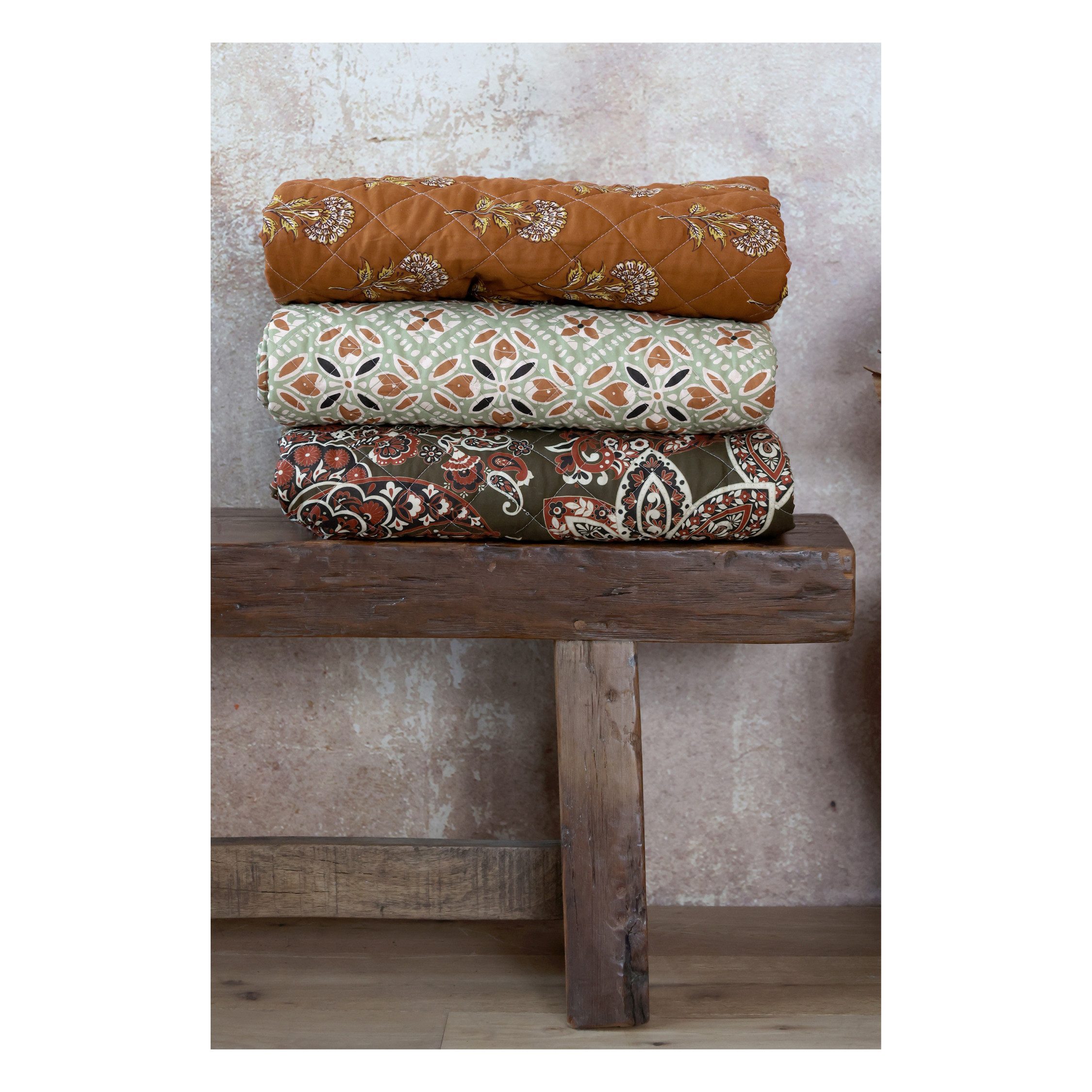 Chic Antique Tagesdecke Chic Antique Aix Quilt mit Blumenmuster