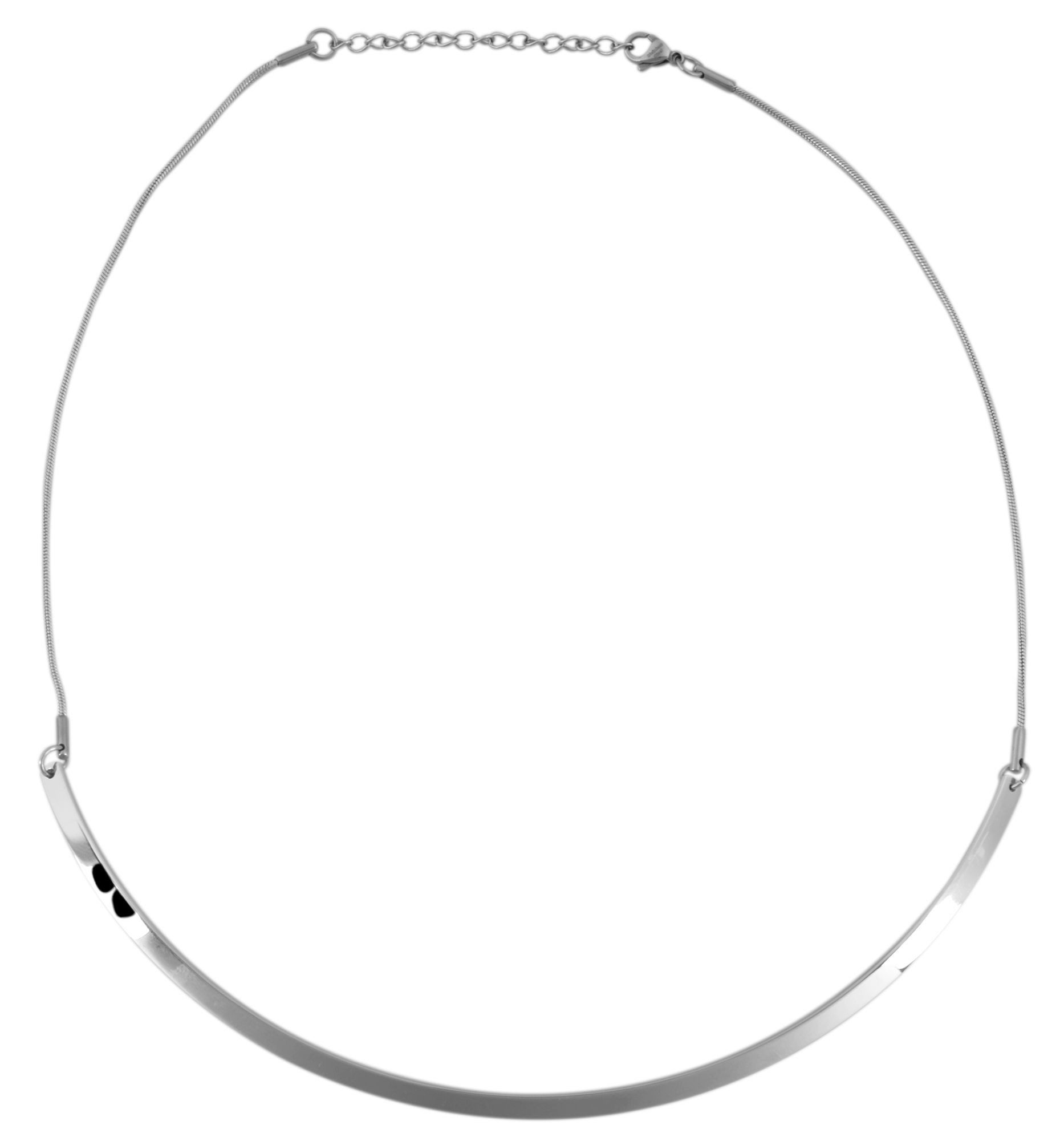 Kette ohne Anhänger Halskette – Schlangenkette aus Edelstahl 40 cm