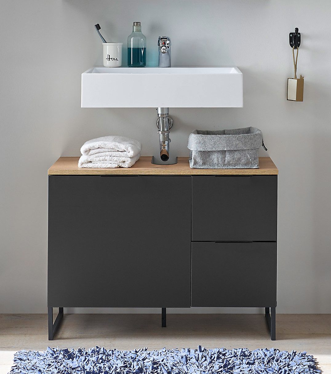 moebel-dich-auf Waschbeckenunterschrank Aspen 80 80 x günstig online kaufen