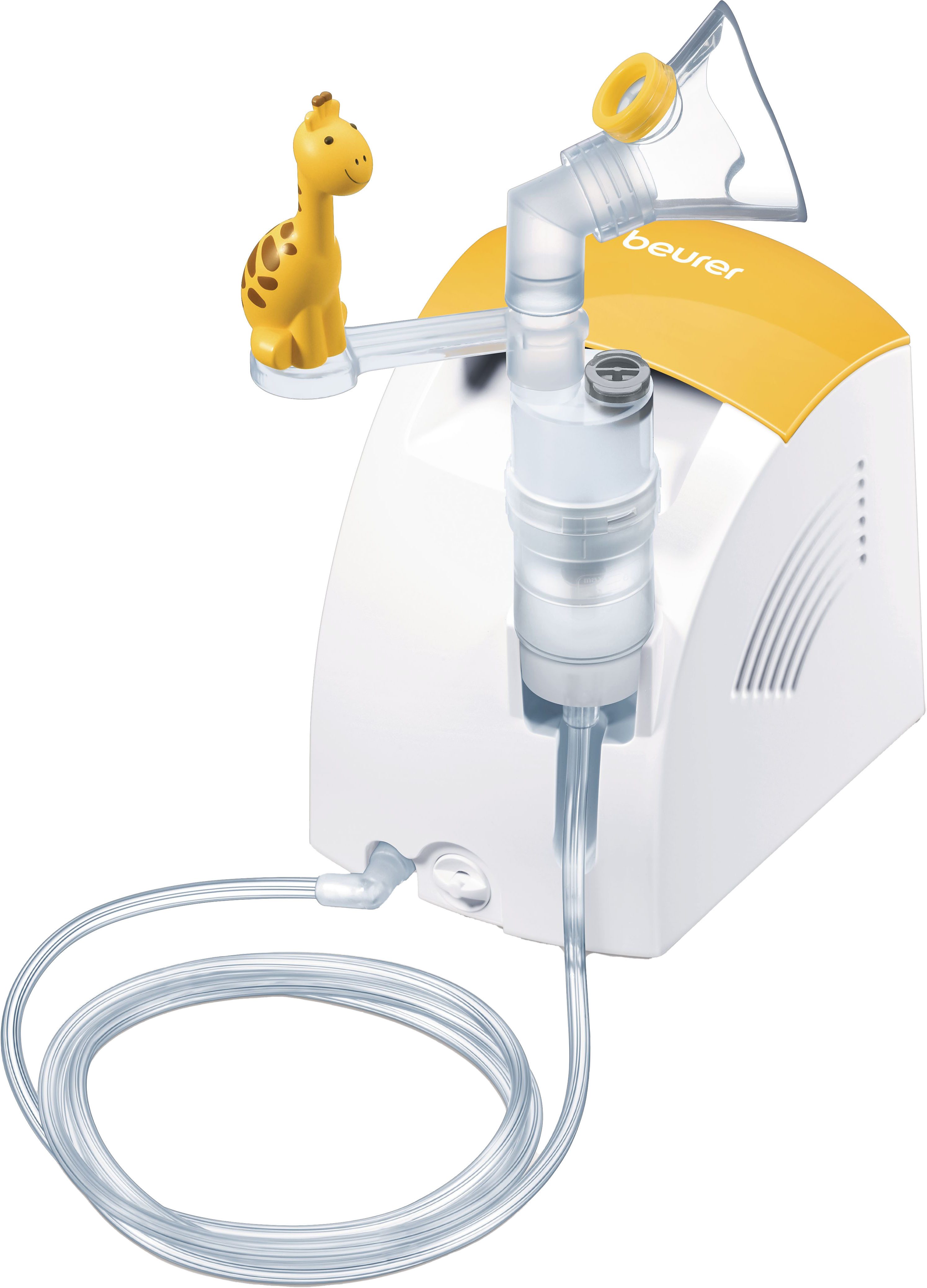 BEURER Inhalationsgerät IH 26 Kinder Inhalator, Behandlung der oberen und unteren Atemwege, Set 12-tlg., Kinderfreundliches Design, zur …