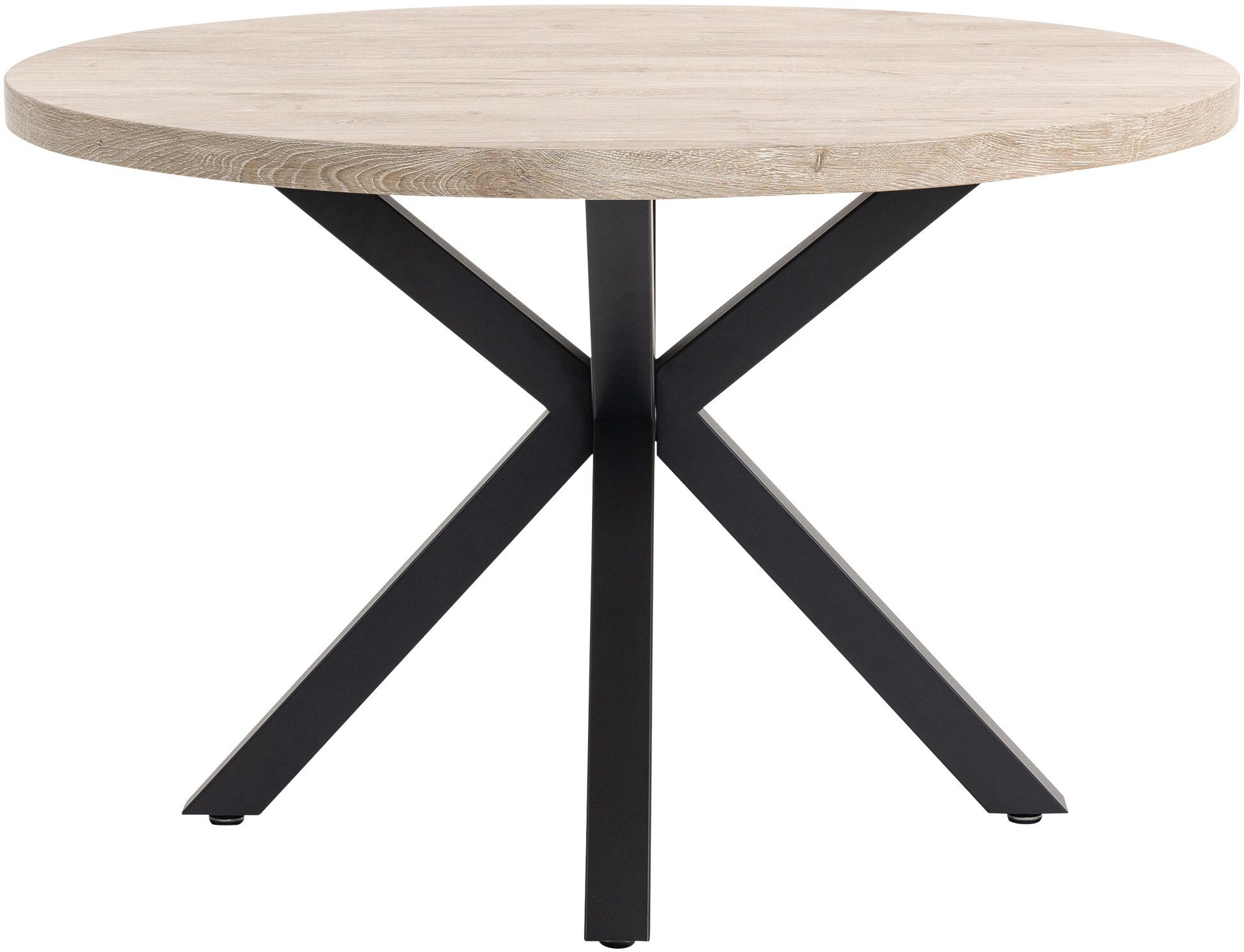 Duo Collection Esstisch Damira Tisch rund, Massives Metallgestell, Belastbarkeit bis 100 kg – Bild 5 von 5