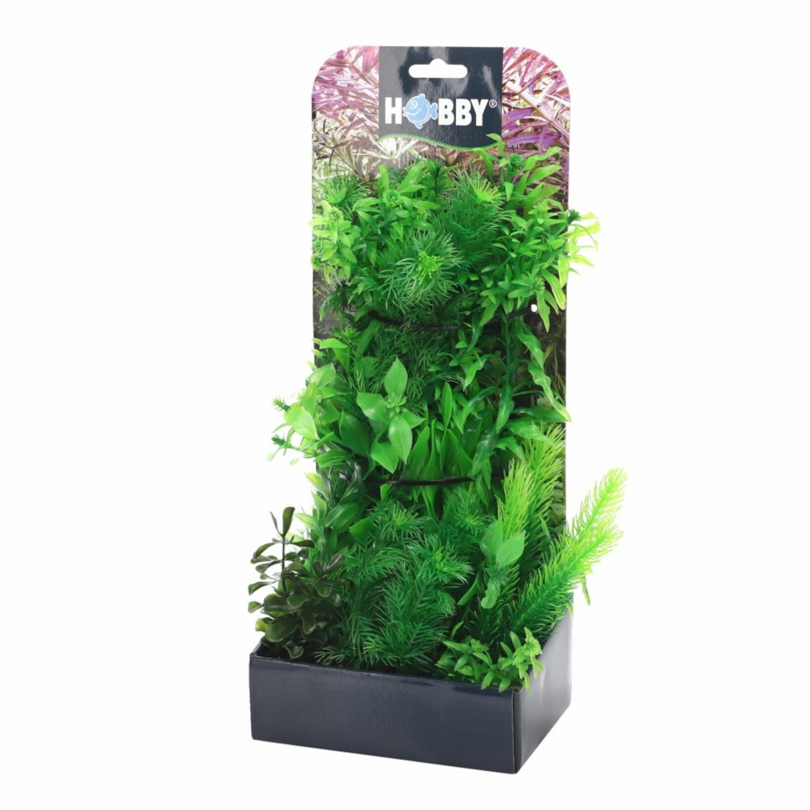 HOBBY Aquariendeko Plantasy Set 5 Pflanzen-Set mit 9 künstlichen Aquarienpflanzen