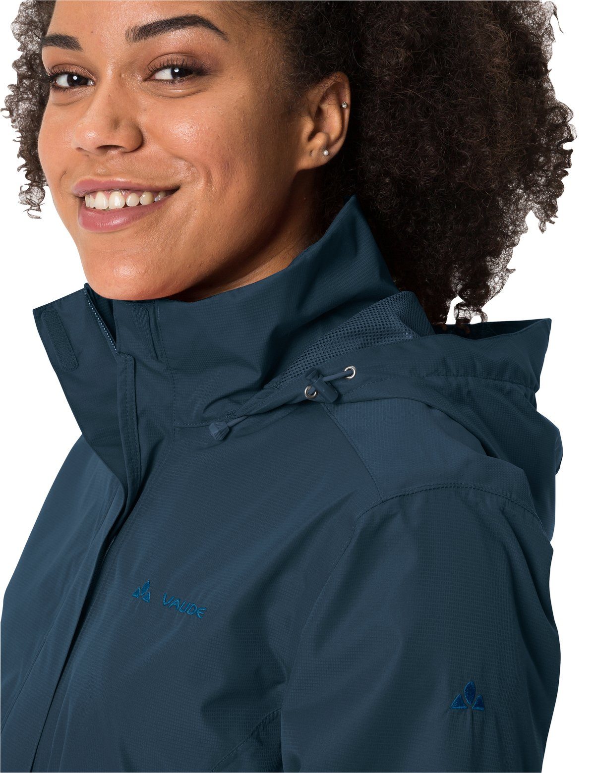 VAUDE Outdoorjacke Women's Escape Light (1-St) Jacket dark kompensiert sea Klimaneutral