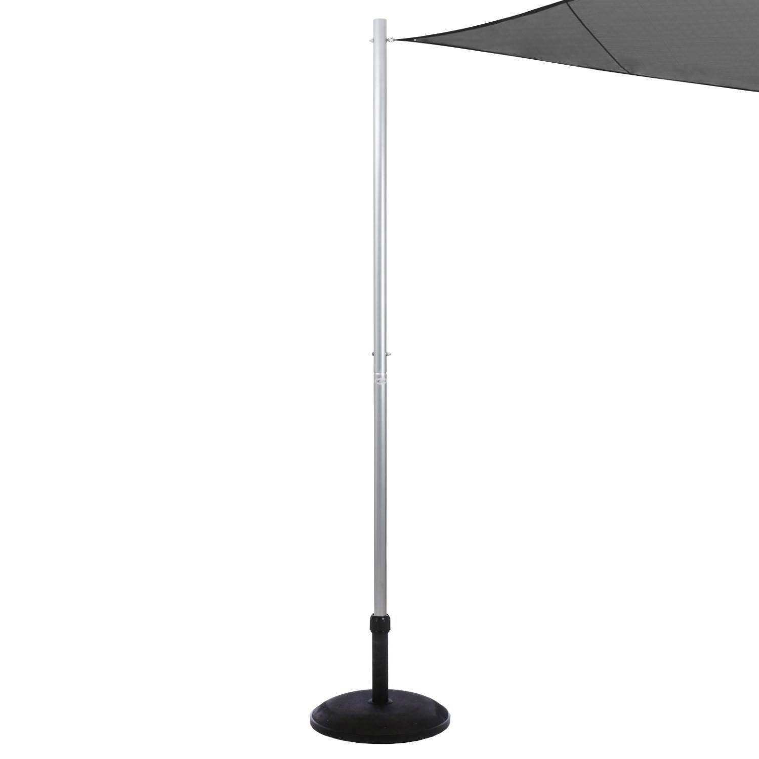 Hesperide Sonnensegel Sonnensegelmast, H. 255 cm, Metall