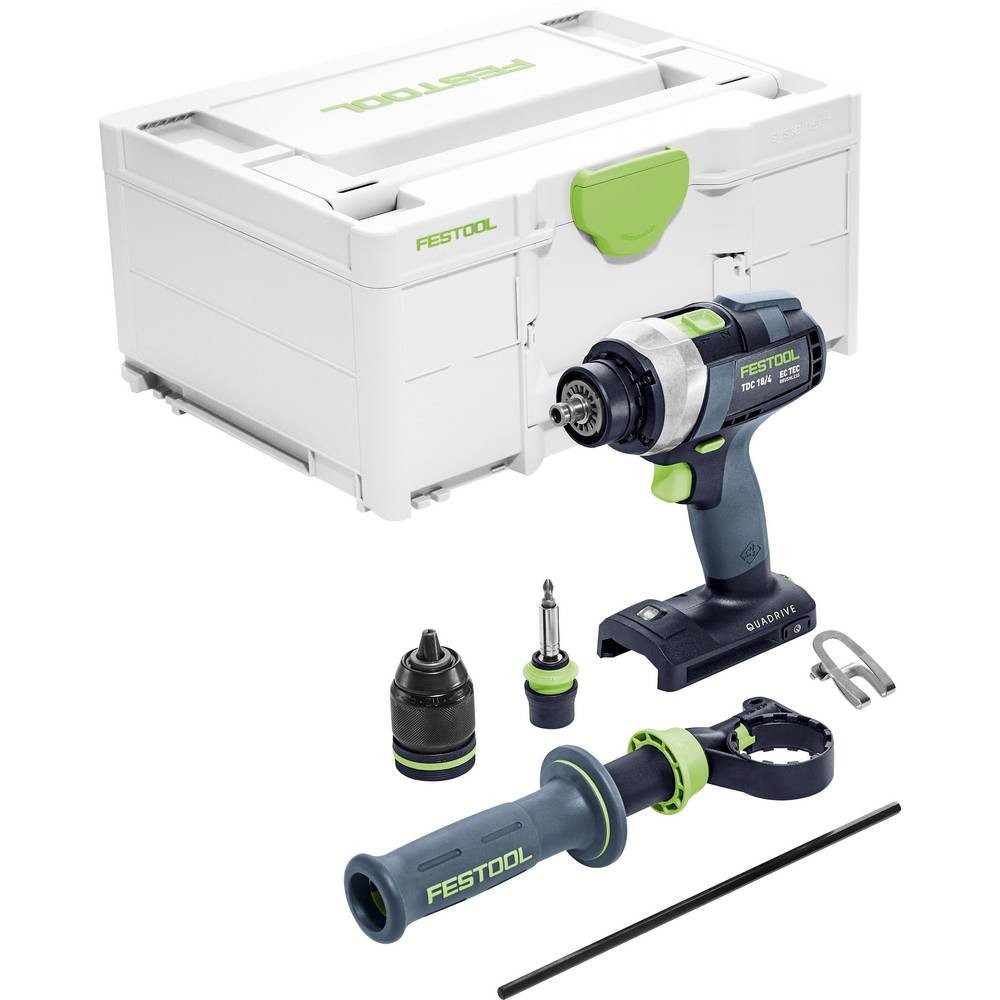 FESTOOL Akku-Schrauber TDC 18/4-Basic 575601 Akku-Bohrschrauber 18 V ohne Akku, ohne Akku