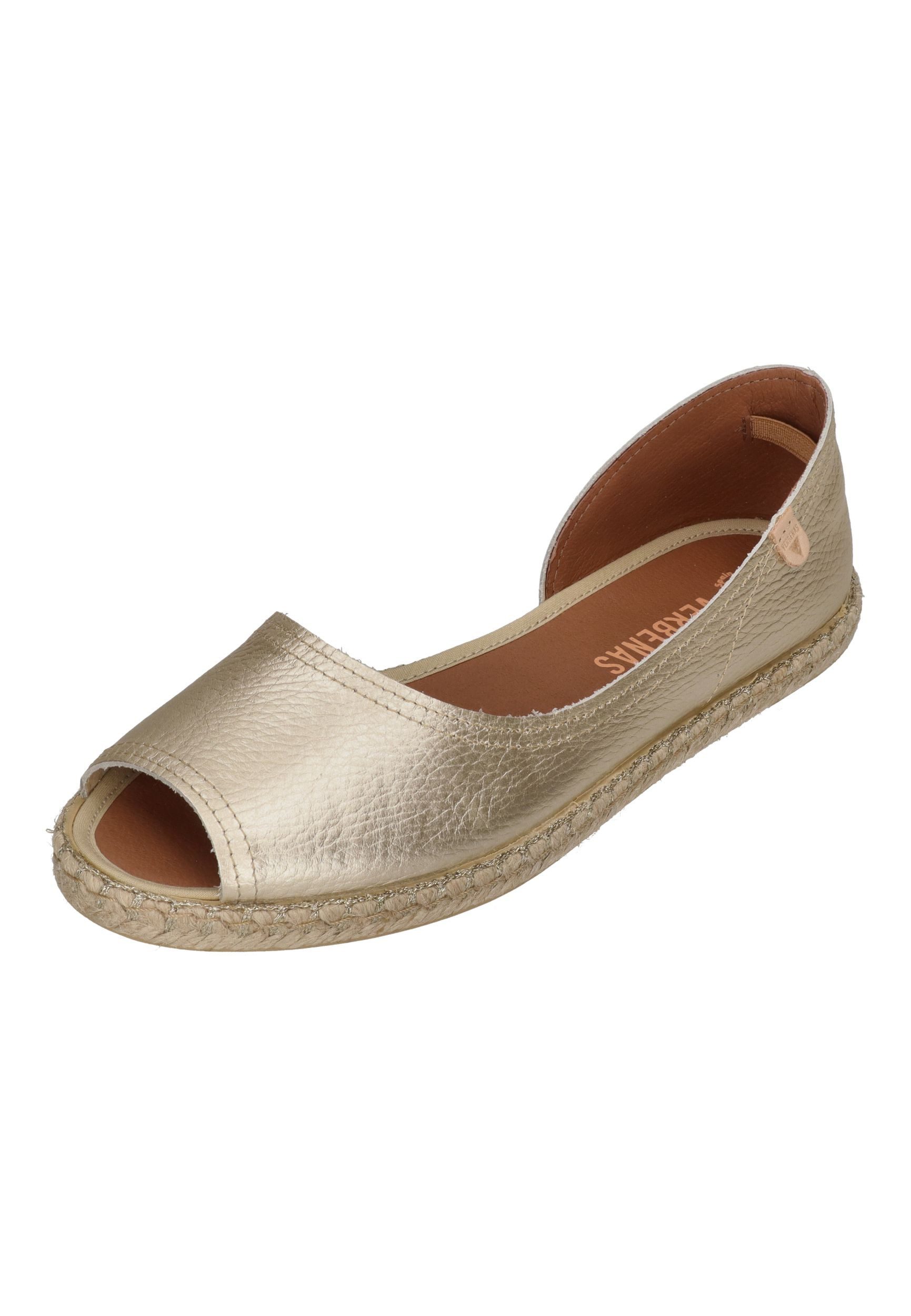 VERBENAS CRUZ nucleo metal al Espadrille Oro