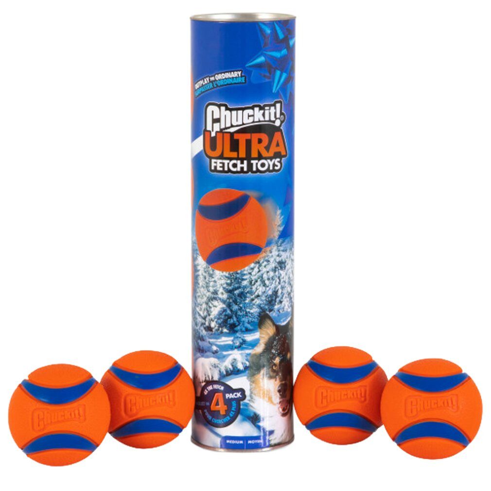 Chuckit Tierball Ferien Set mit 4 Ultra Bälle