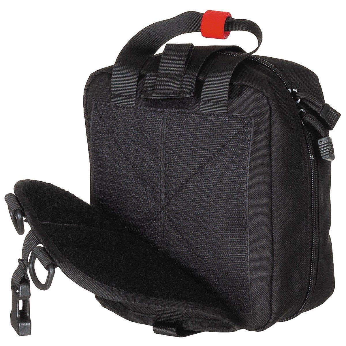 (Packung) schwarz MOLLE, Umhängetasche Tasche, groß, Erste-Hilfe, MFH