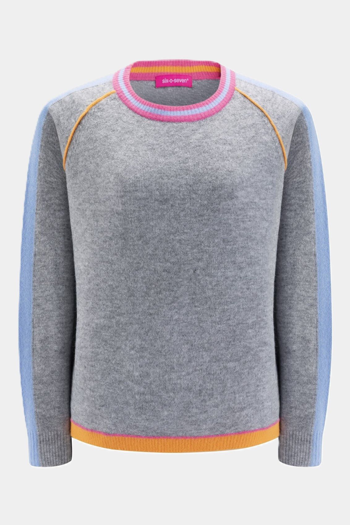six-o-seven Strickpullover Six-o-Seven Strickpullover mit bunten günstig online kaufen