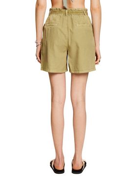 Esprit Shorts Shorts mit Bindegürtel aus Leinenmix (1-tlg)