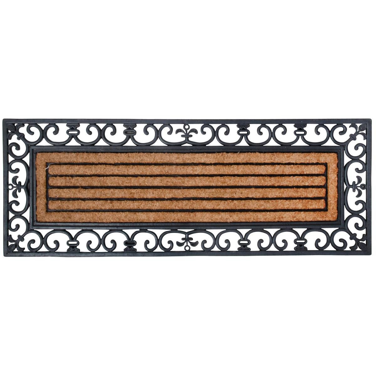 esschert design Fußmatte, Rechteckig, Höhe: 1 mm, Farbe: Braun, Höhe: 1cm
