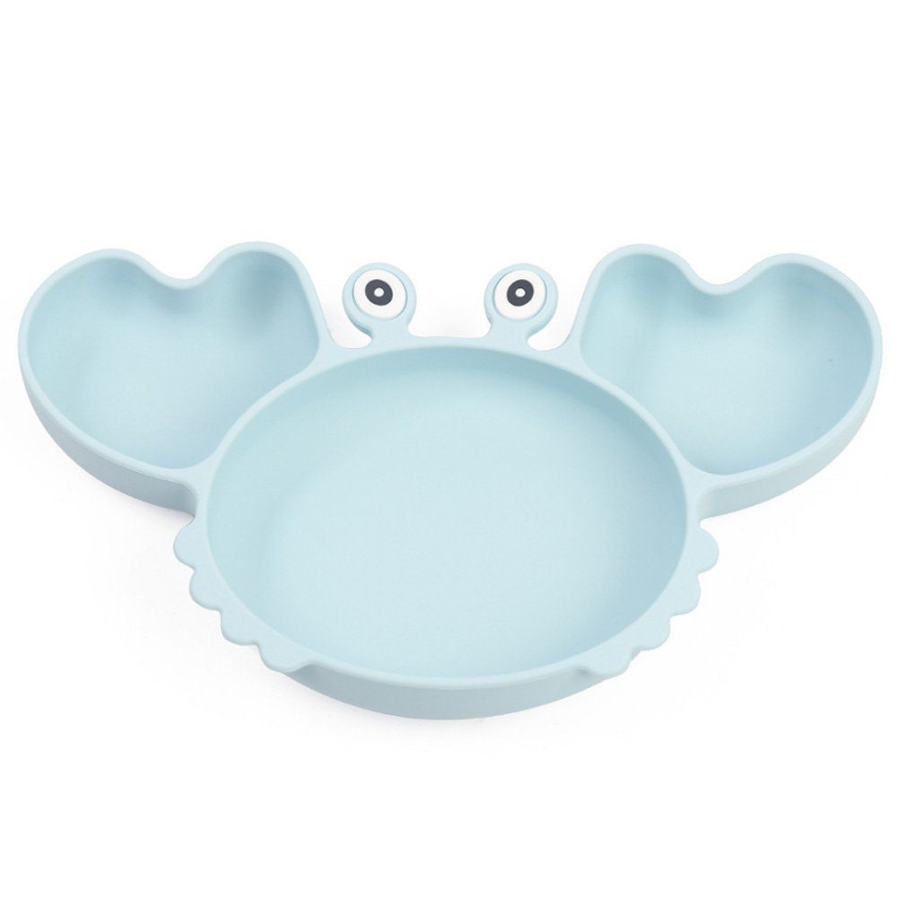 blau Kleinkinder Silikonteller Baby Kindergeschirr-Set Mini ZAXSD für menüteller+kinder