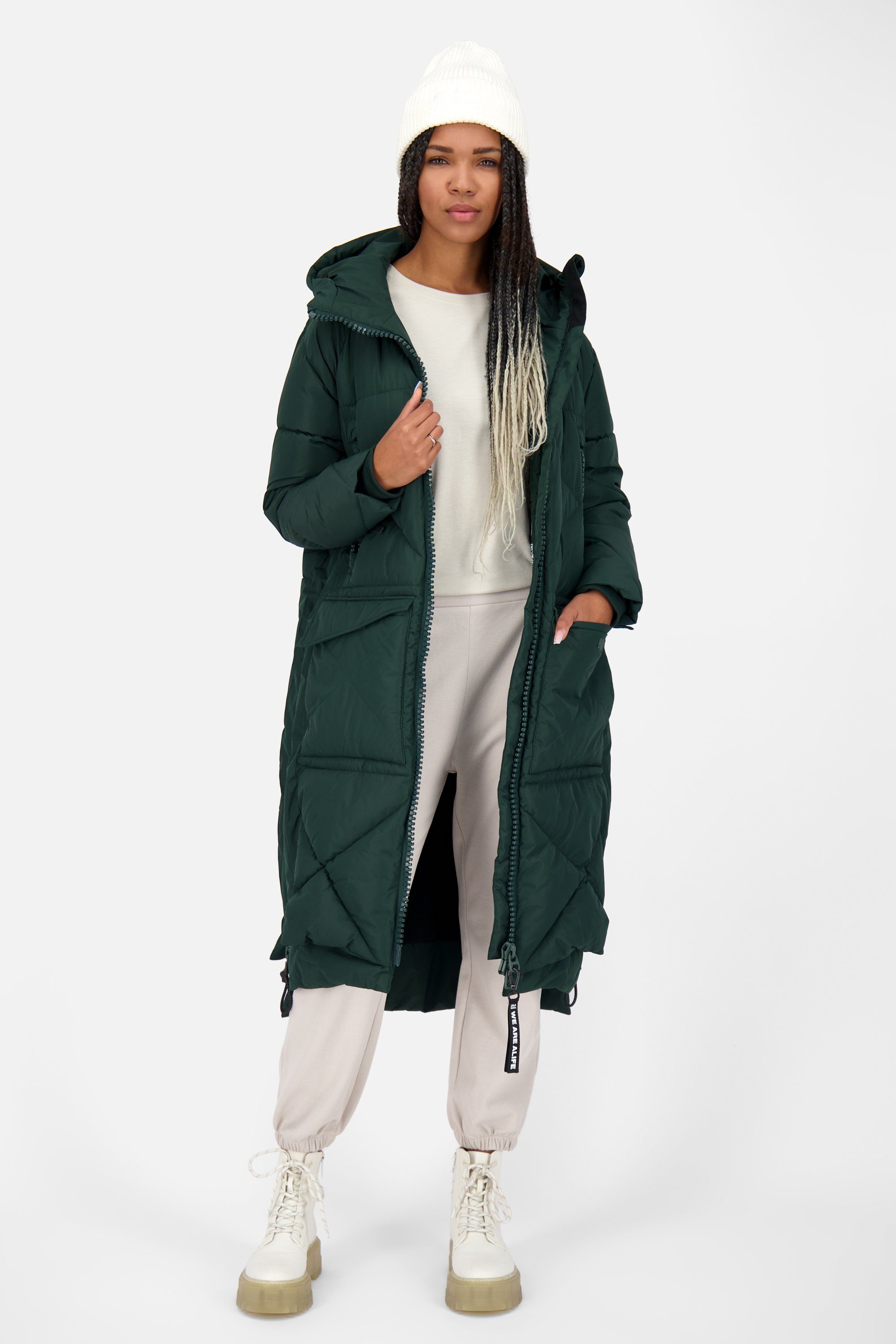 dark Coat Damen Winterjacke, Alife RitaAK Puffer Kickin Winterjacke forest A & Jacke