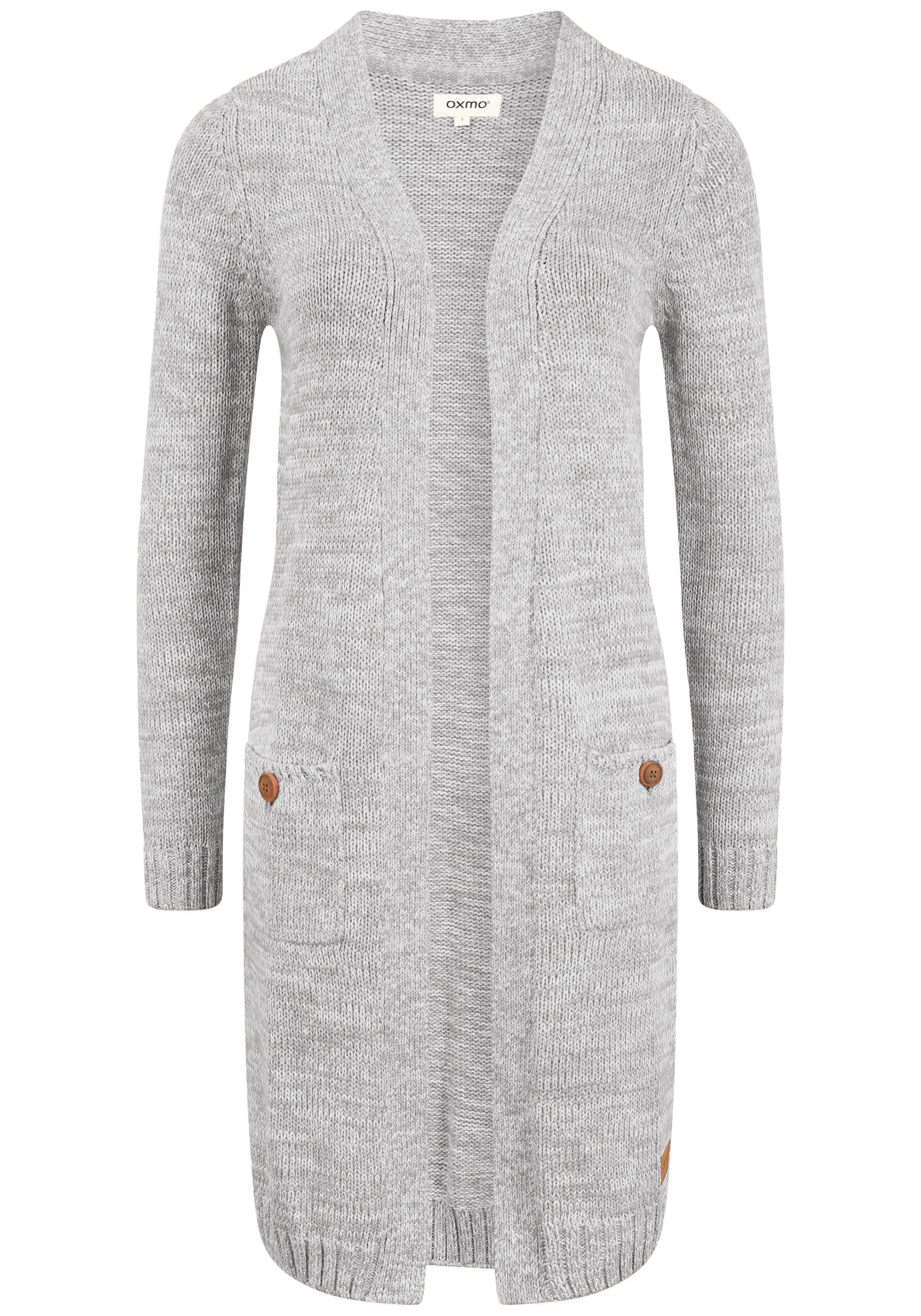 OXMO Strickjacke OXPhiletta Strickjacke lang geschnitten günstig online kaufen