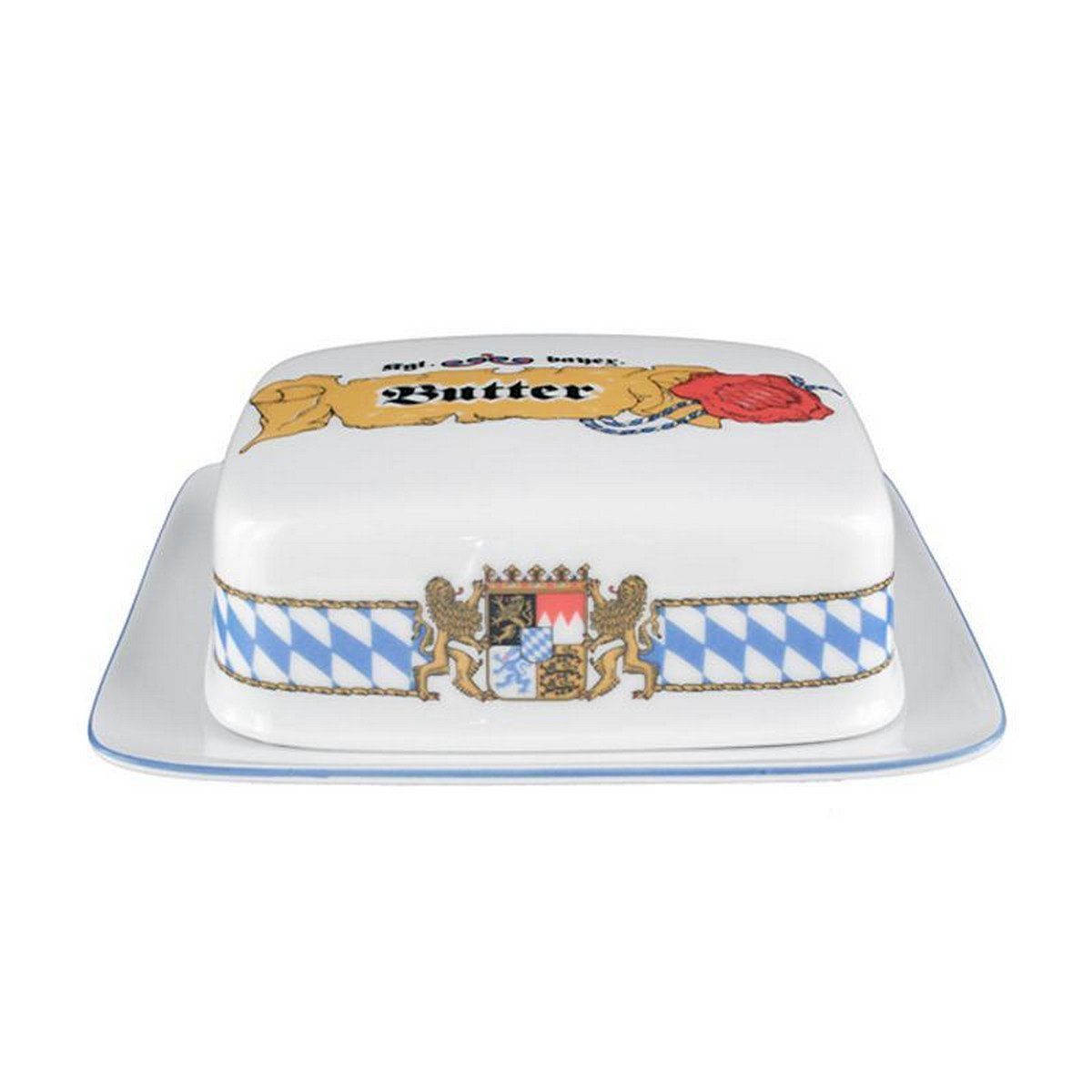 Seltmann Weiden Butterdose Compact Bayern, Porzellan, 250 g