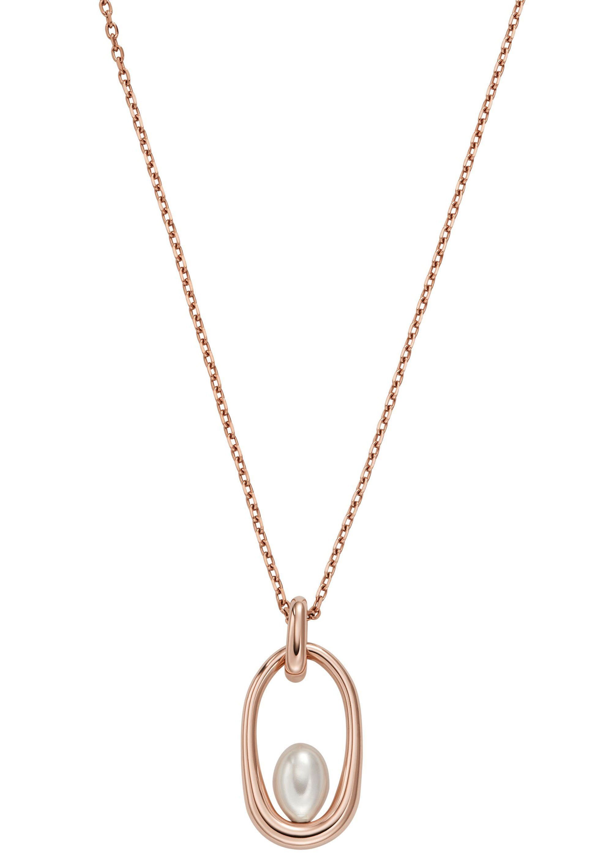 SKAGEN Kette mit Anhänger Schmuck Geschenk Edelstahl AGNETE, mit Muschelker günstig online kaufen