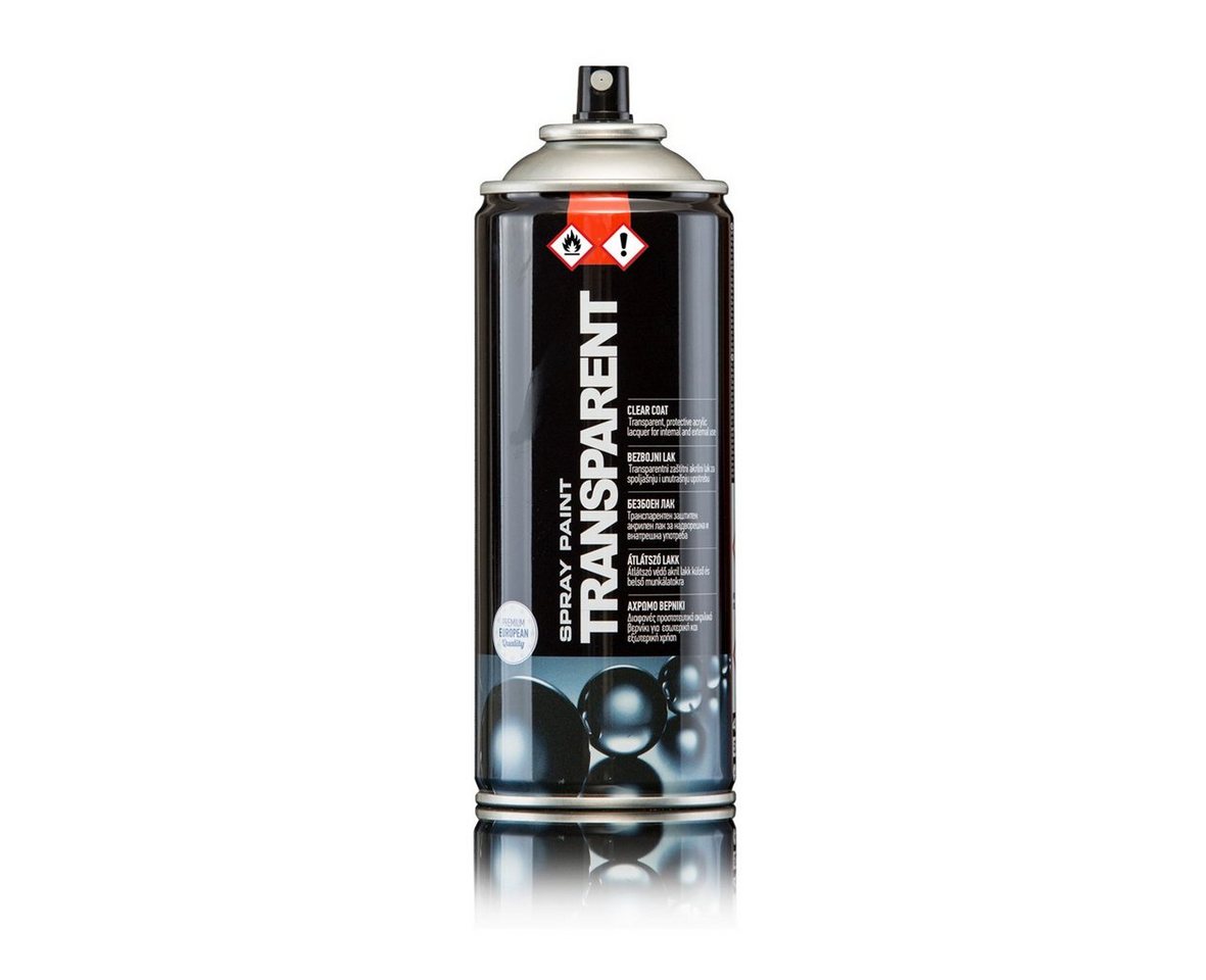 Thumbnail - BigDean Sprühlack 2x Klarlack transparent, glänzend - Acryllack Glanz Lack Spray 400ml